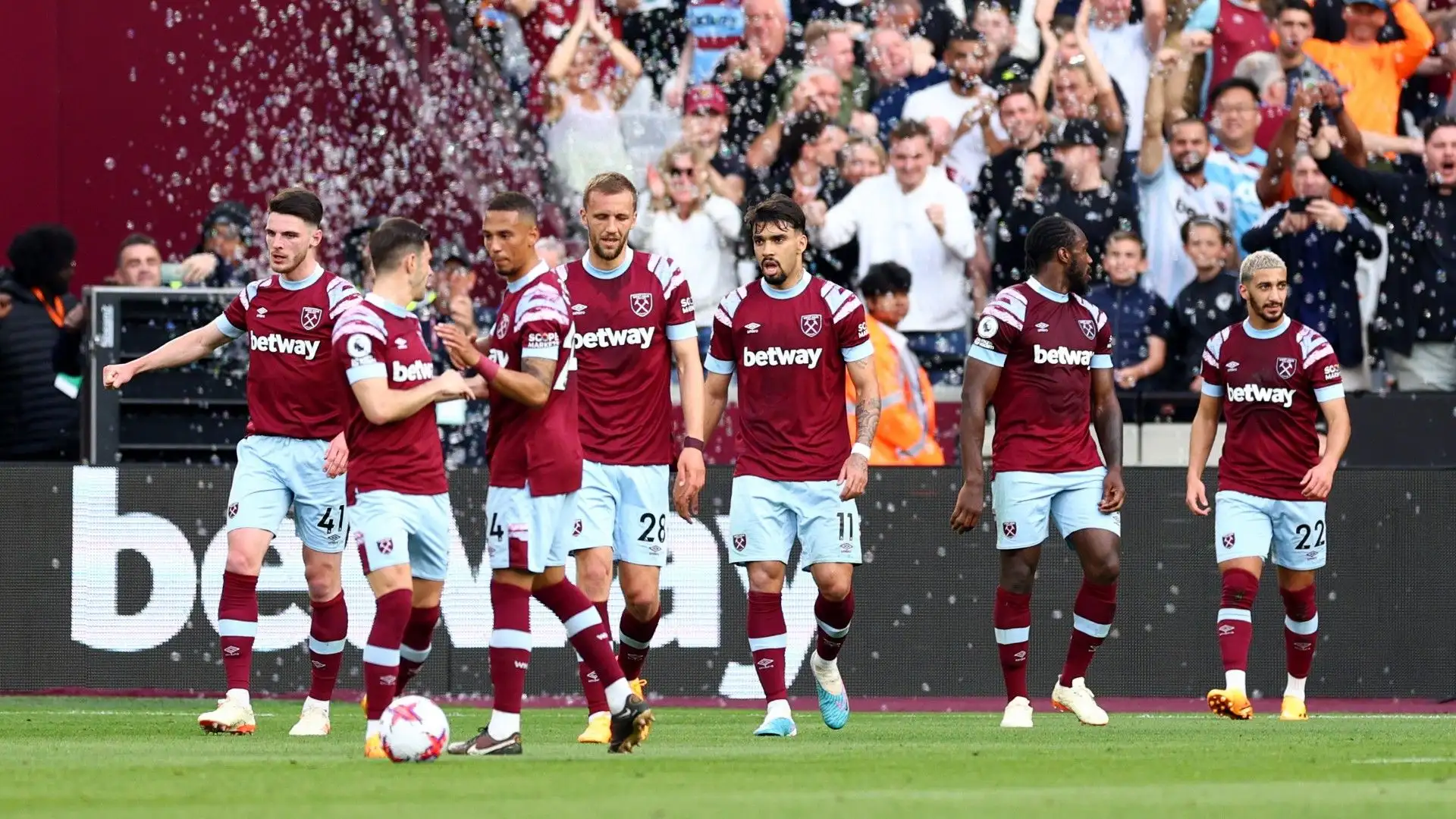 Il gol-vittoria contro il Manchester United è stato segnato da Said Benrahma