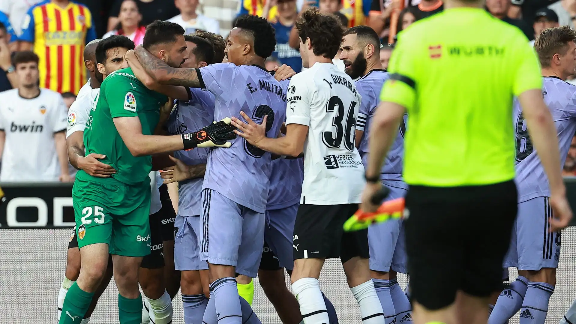 Il Valencia ha battuto per 1-0 il Real Madrid