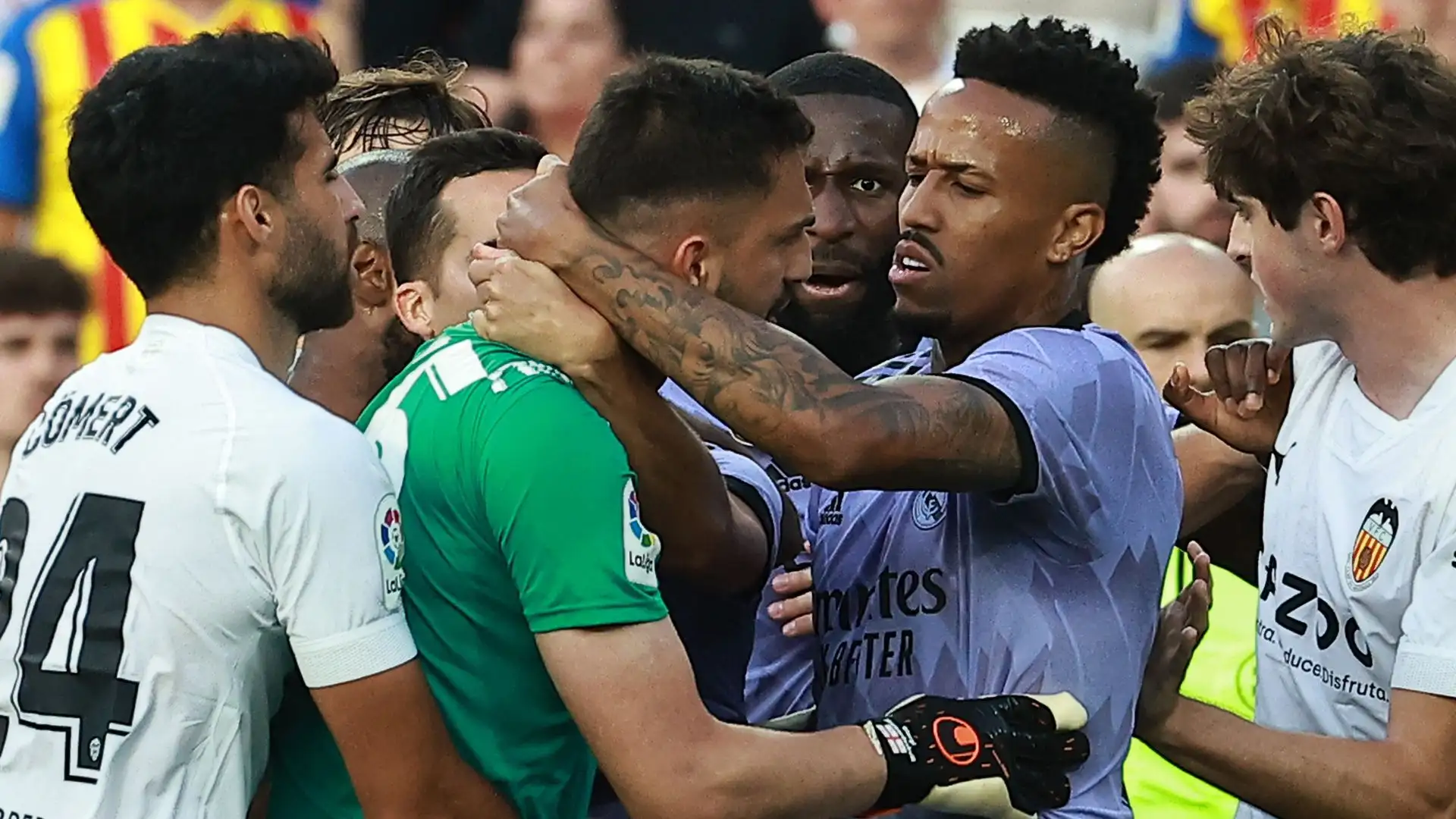 C'è stata grandissima tensione tra i giocatori in campo