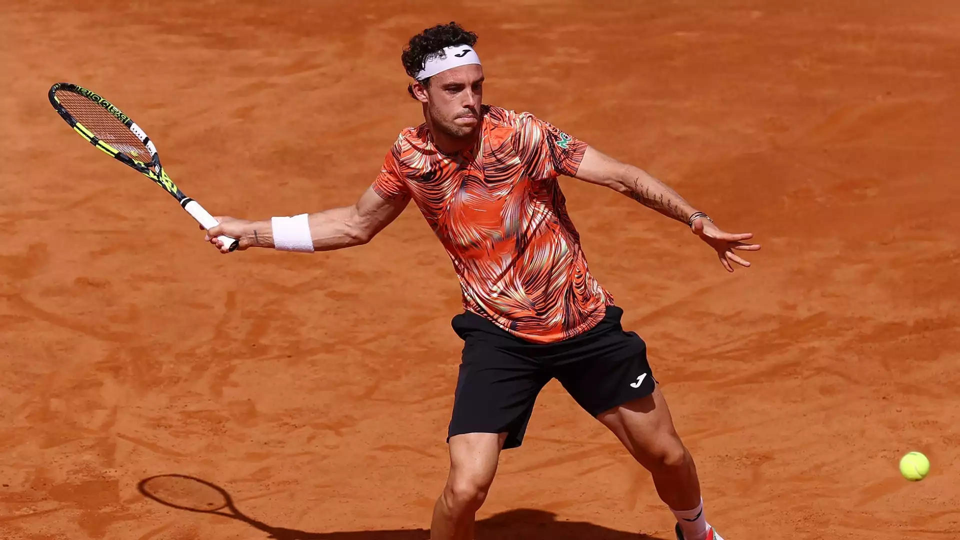 Roma: niente da fare per Marco Cecchinato