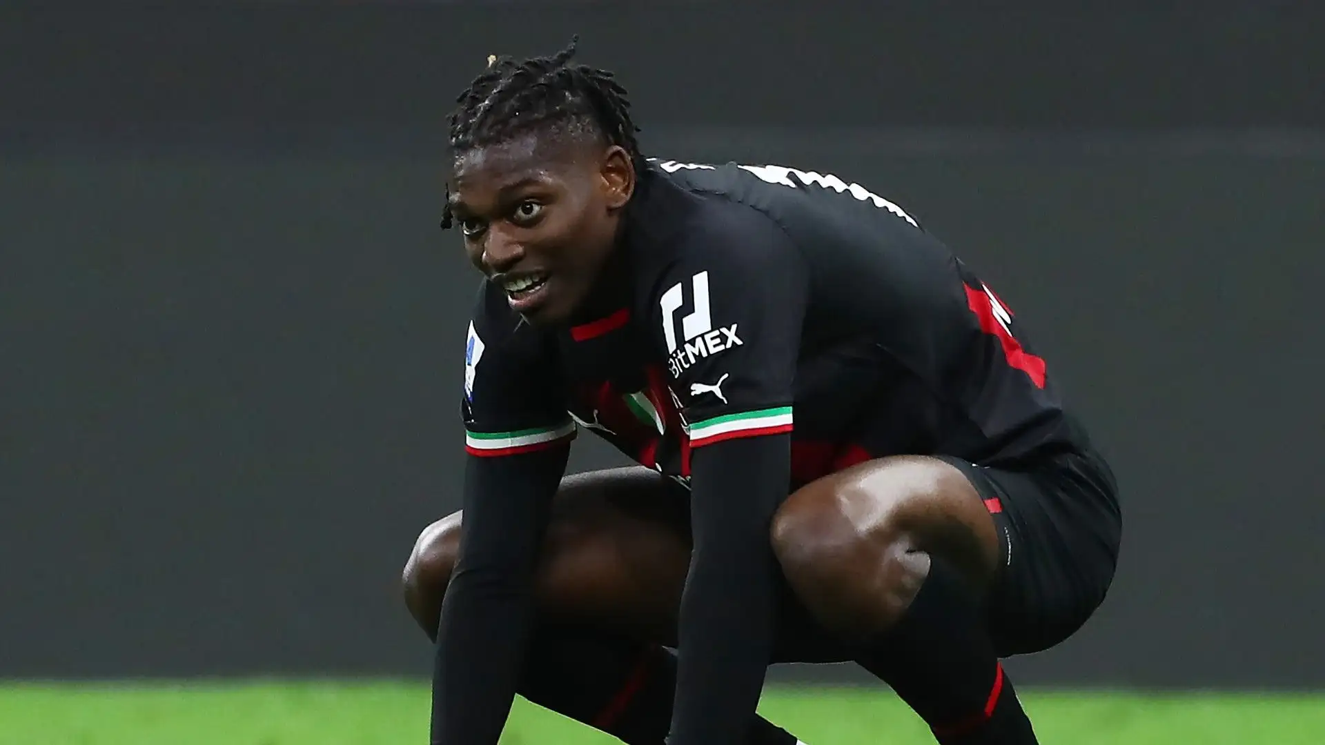 Rafael Leão era visibilmente deluso dal risultato della squadra