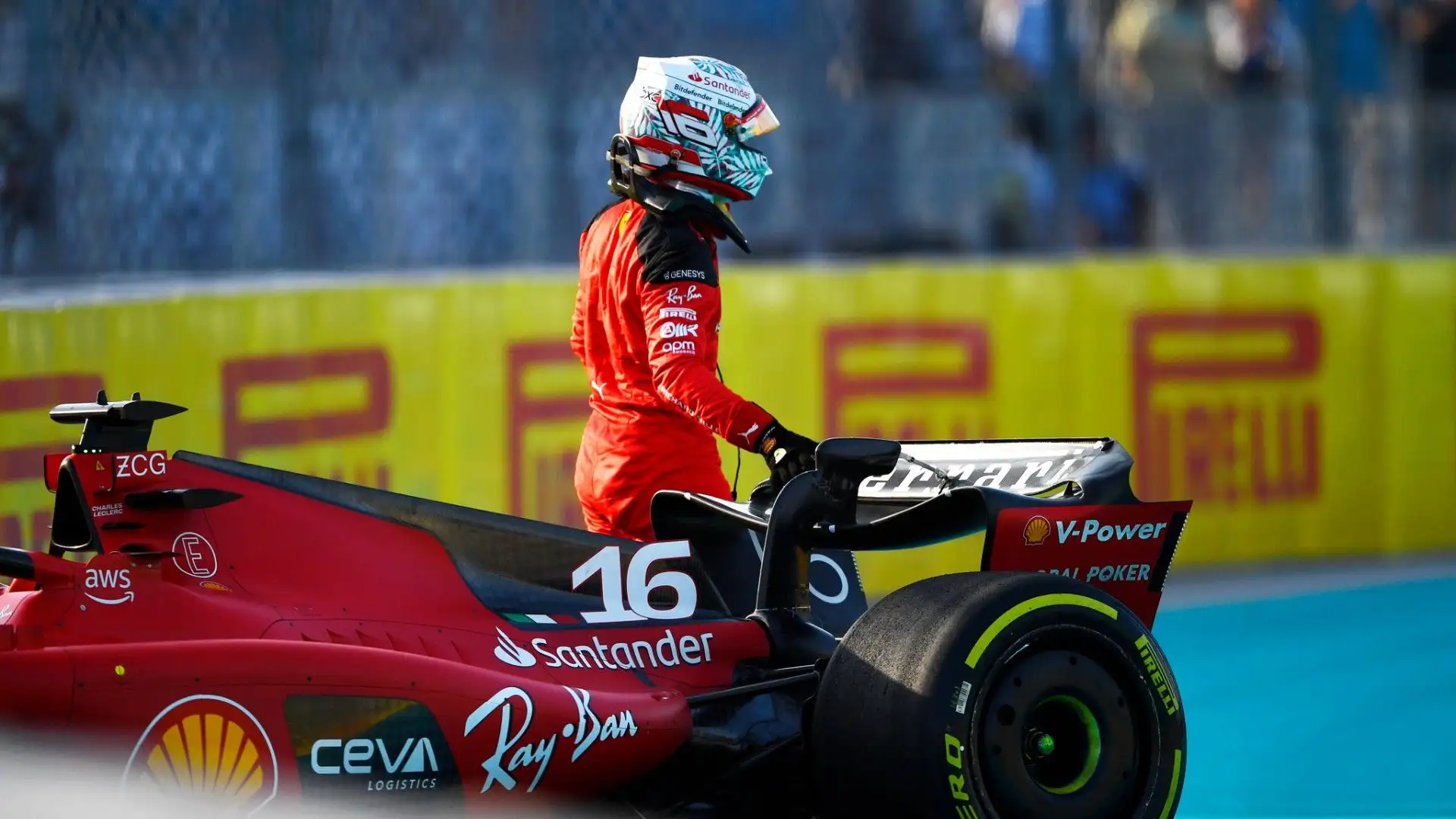 Il pilota è andato a sbattere contro il muro nelle prove libere del Gran Premio di Miami
