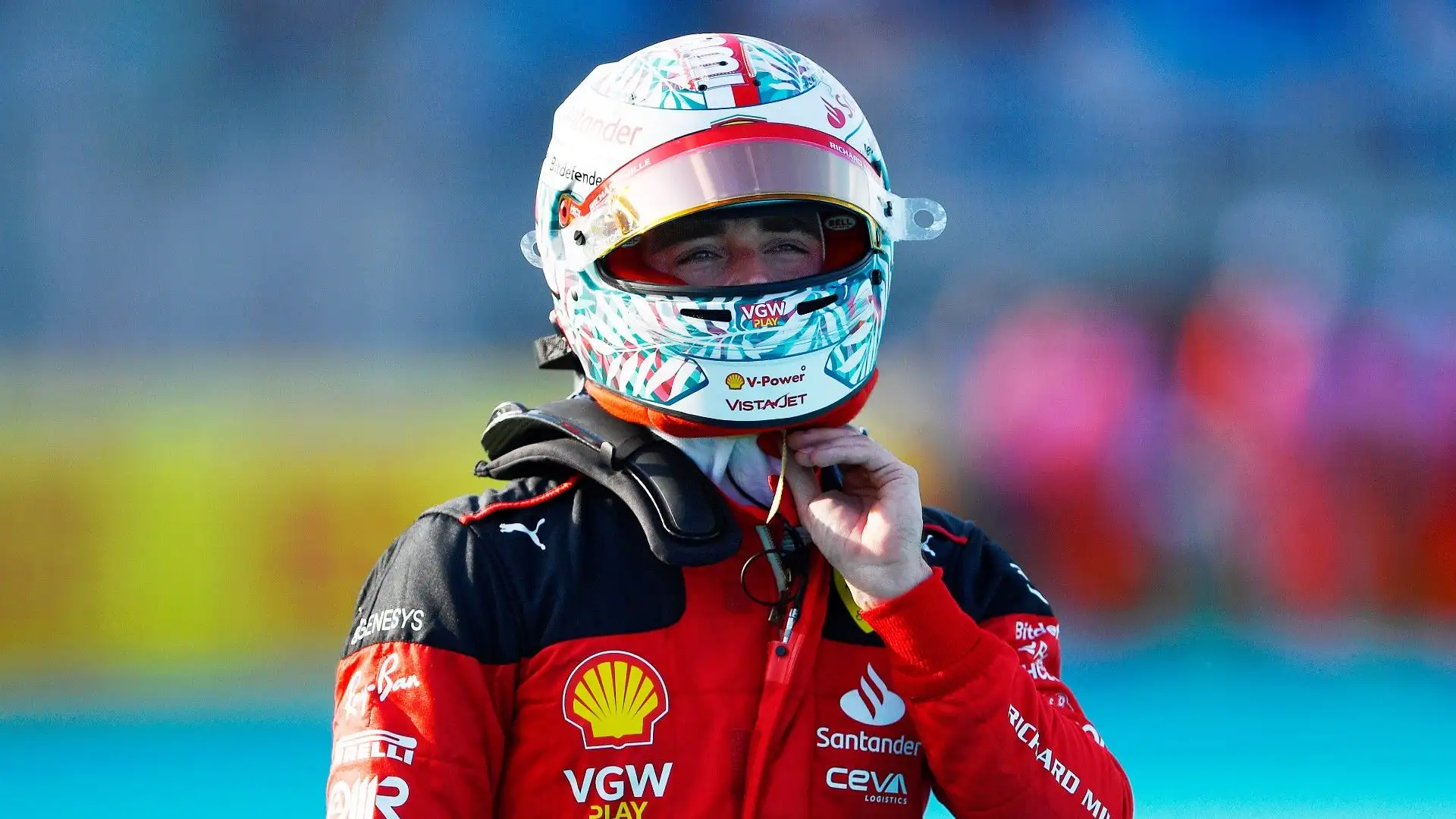 L'incidente rischia di scoraggiare Charles Leclerc