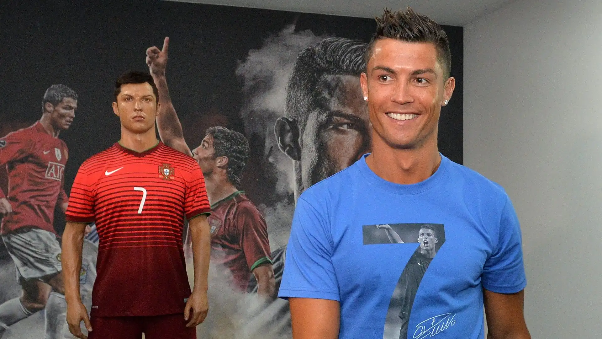 All'interno del museo c'è anche una riproduzione di cera di CR7