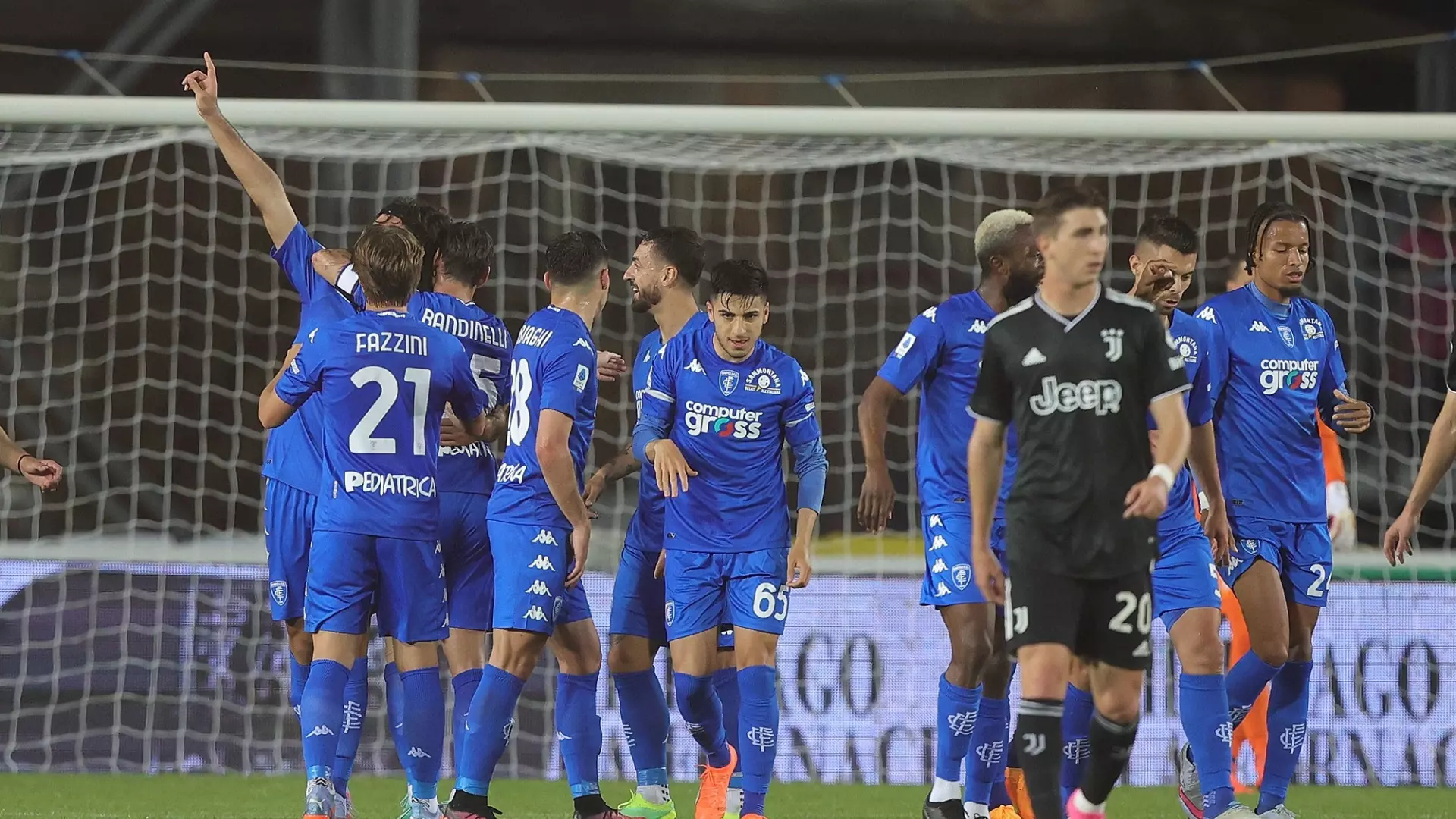 La Juventus non c’è più: Allegri travolto ad Empoli, Champions quasi sfumata