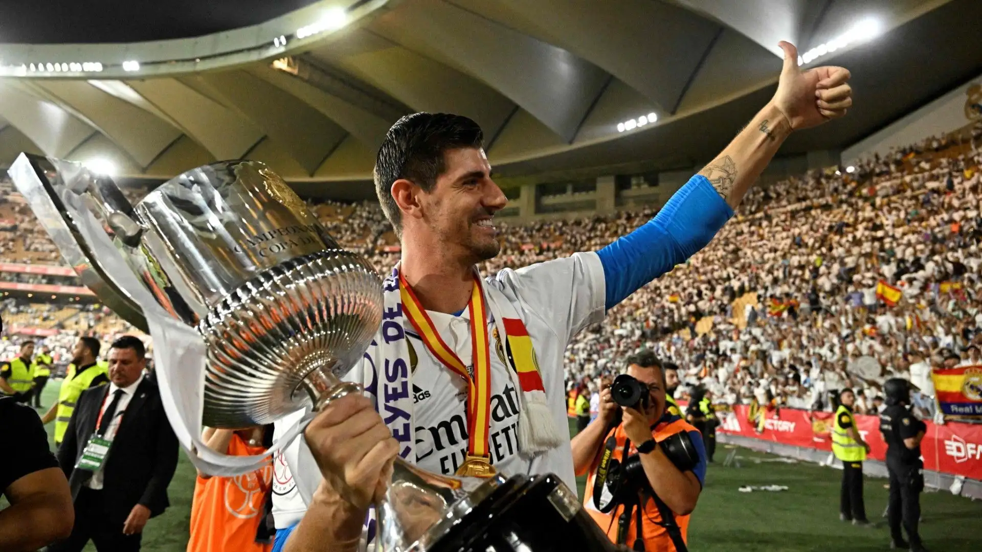 Le parate di Thibaut Courtois sono state fondamentali per la vittoria finale