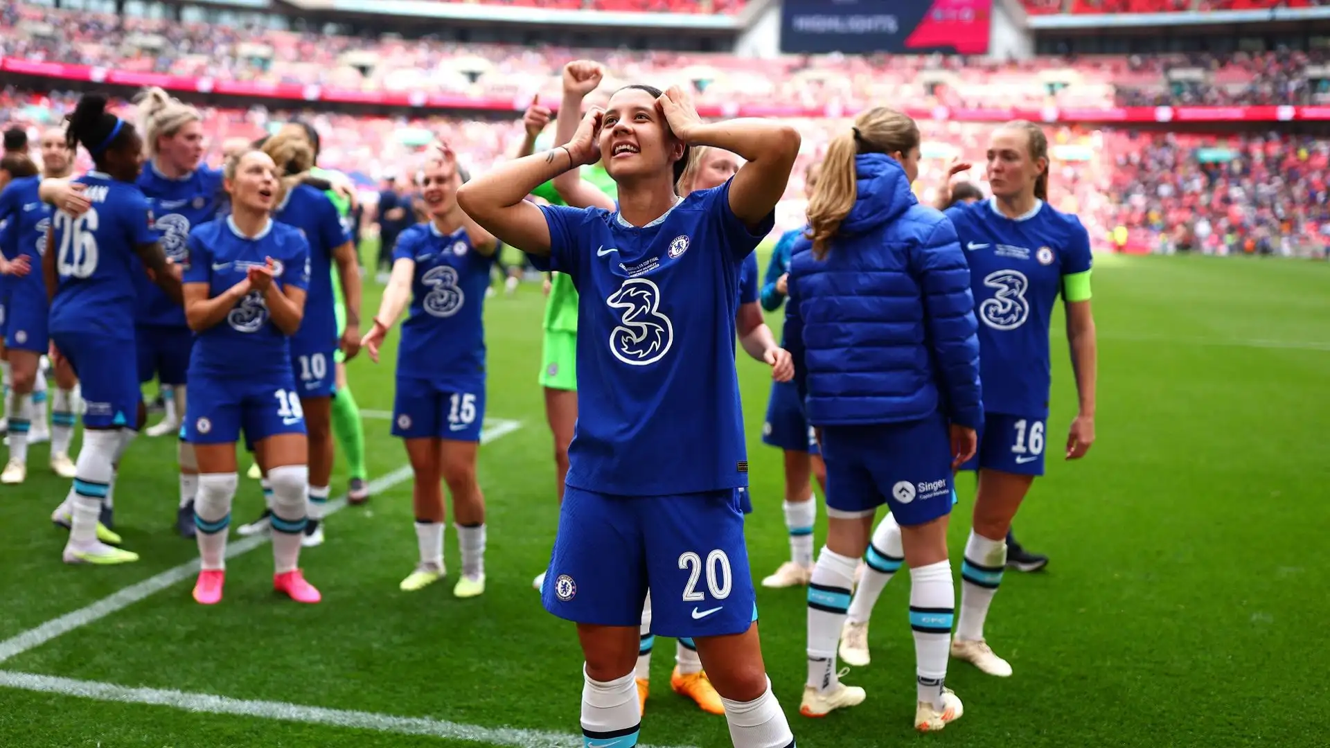 Decisiva la rete del capitano Sam Kerr al 68'