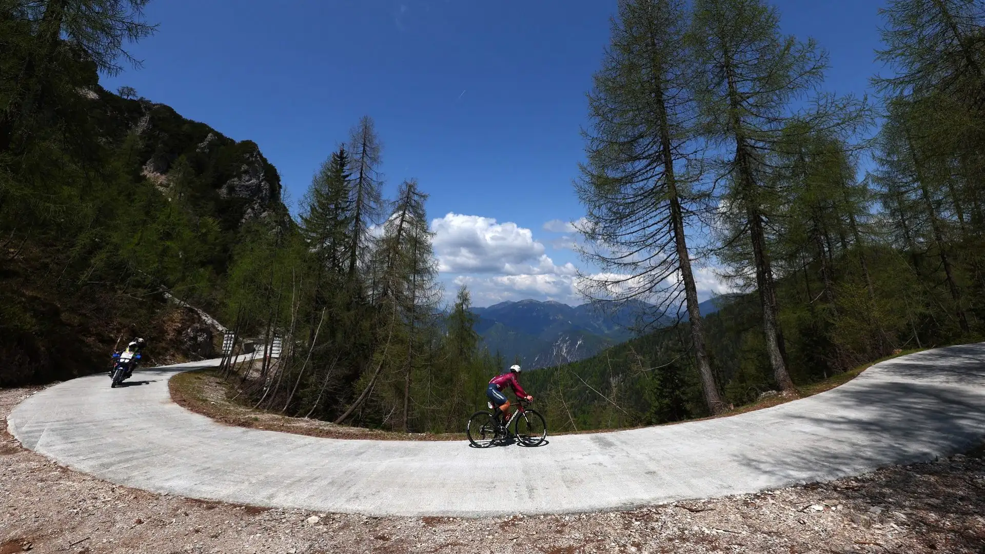 Anche il panorama è mozzafiato
