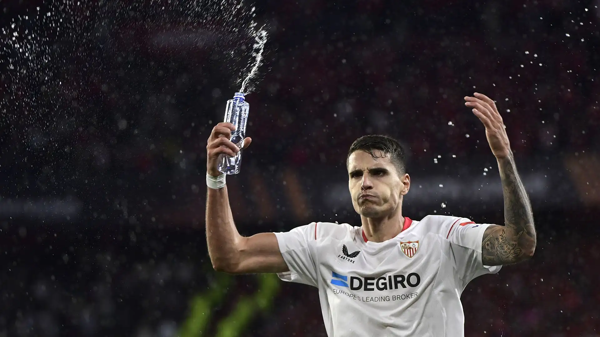 Scatenata l'esultanza di Lamela dopo la rete della vittoria