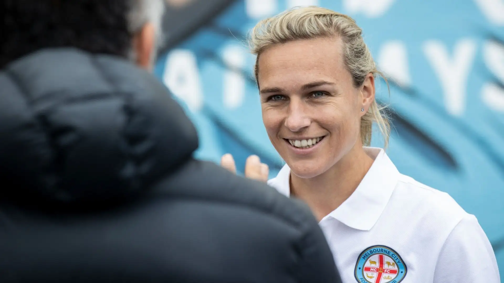 Alla cerimonia di presentazione del murales c'era anche Hannah Wilkinson