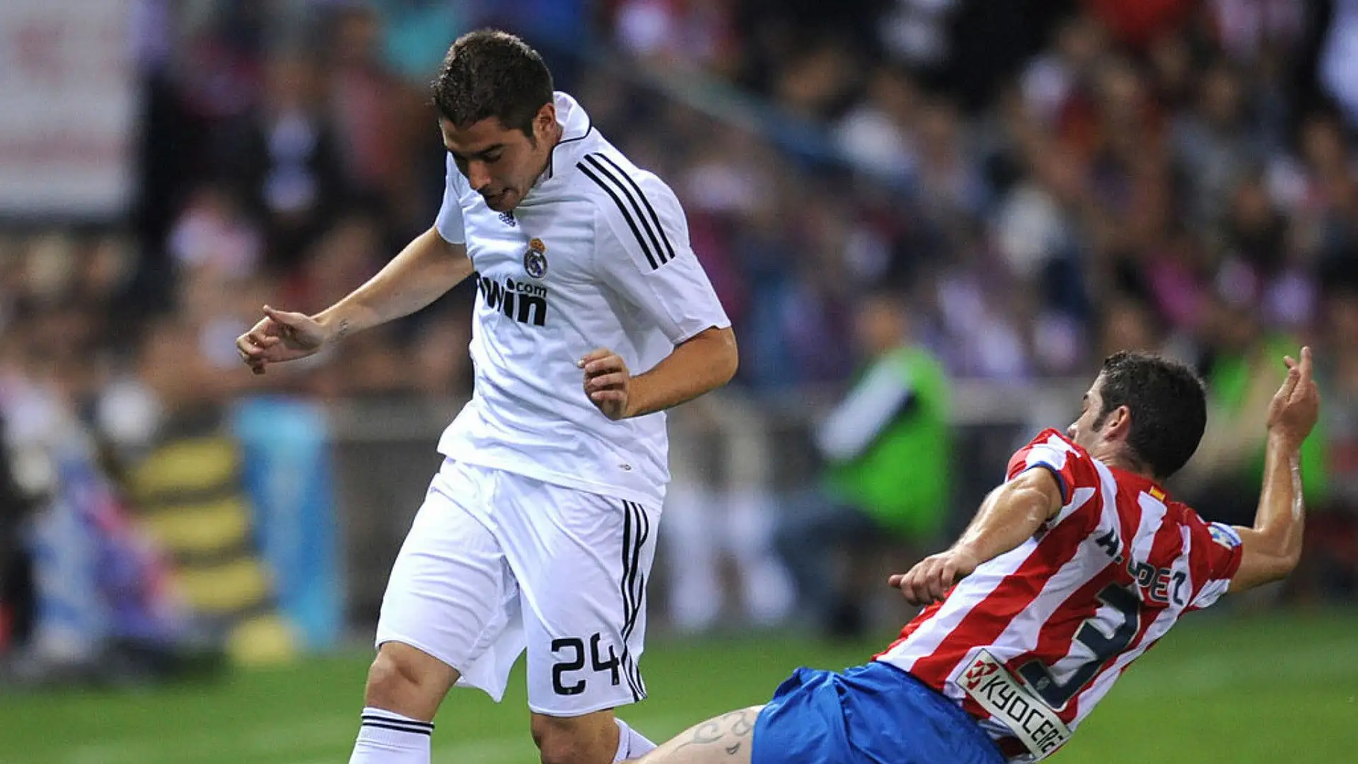 Javi Garcia ha giocato nel Real Madrid dal 2004 al 2007 e dal 2008 al 2009 