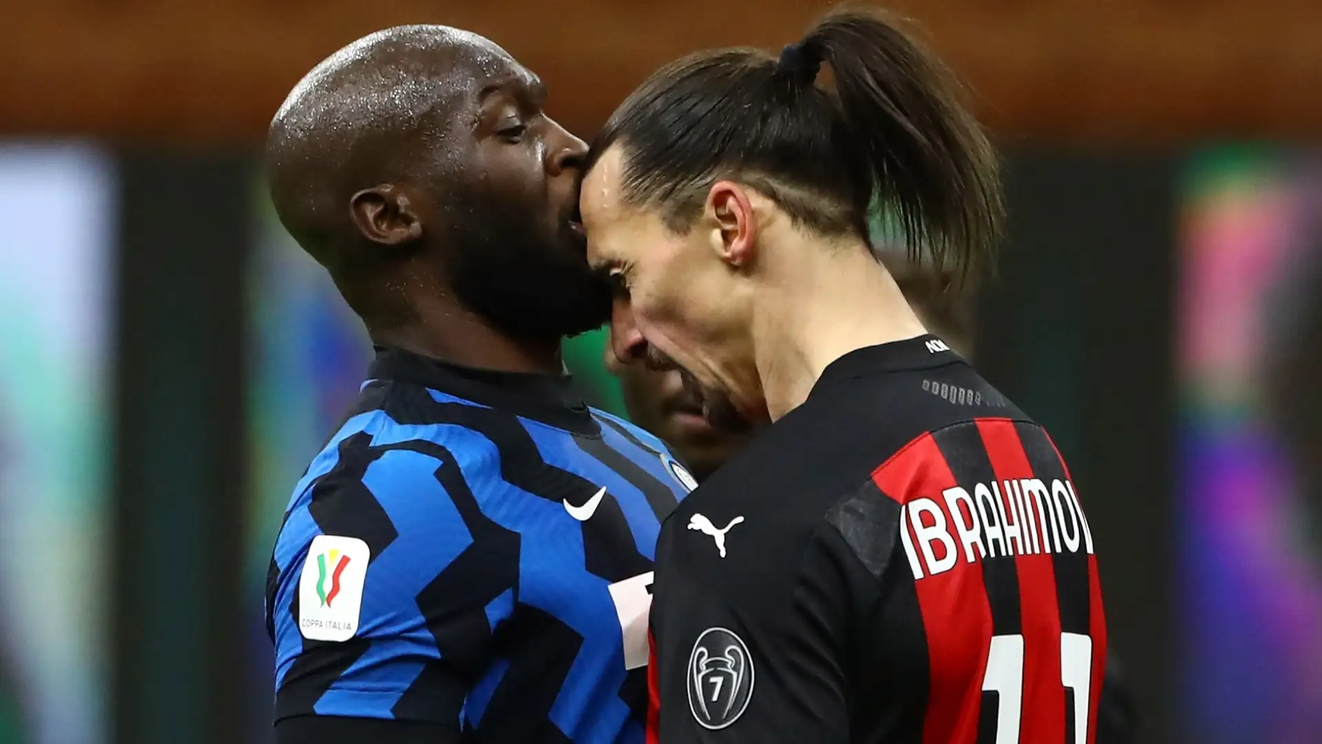 Zlatan Ibrahimovic nel 2021 con la maglia del Milan