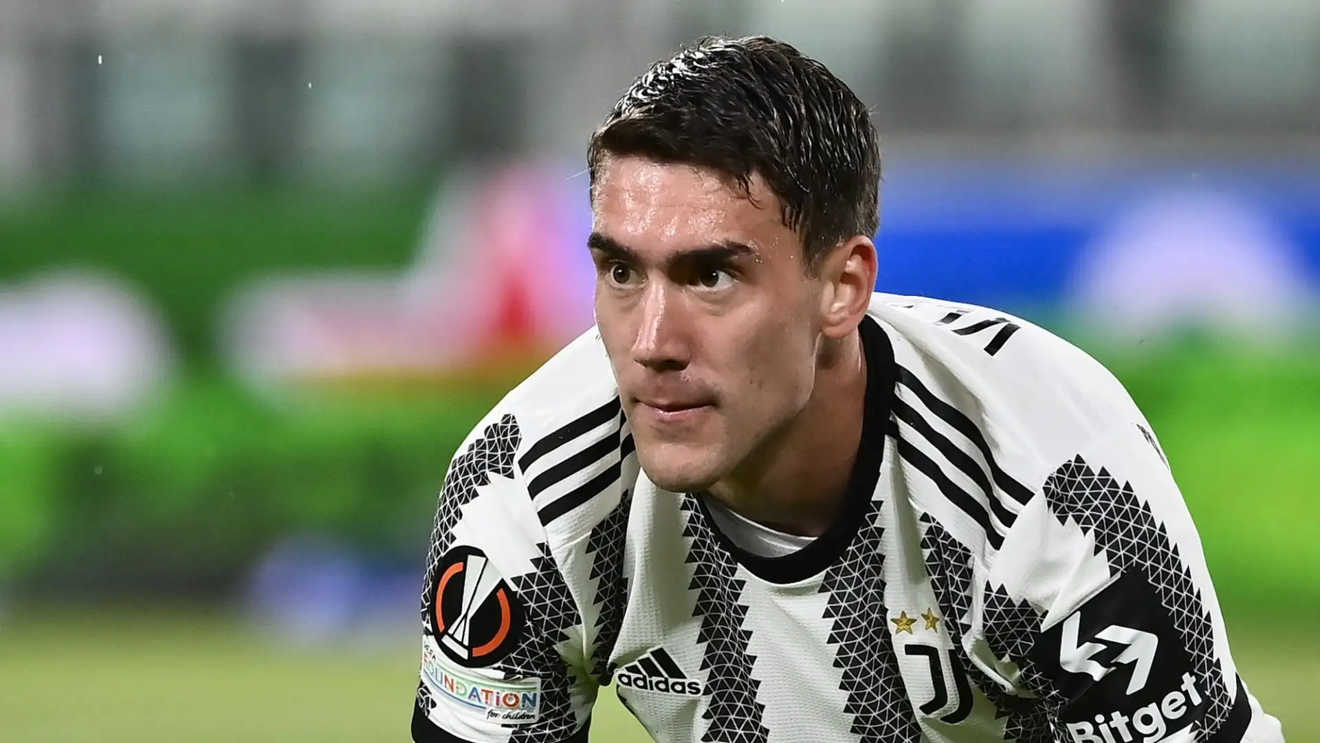 Vlahovic non è incedibile per l'allenatore della Juventus Massimiliano Allegri