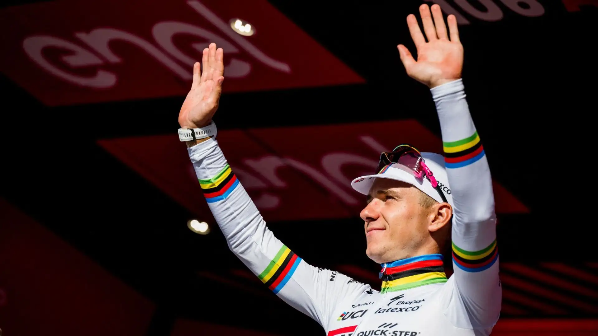Un'altra immagine di Remco Evenepoel