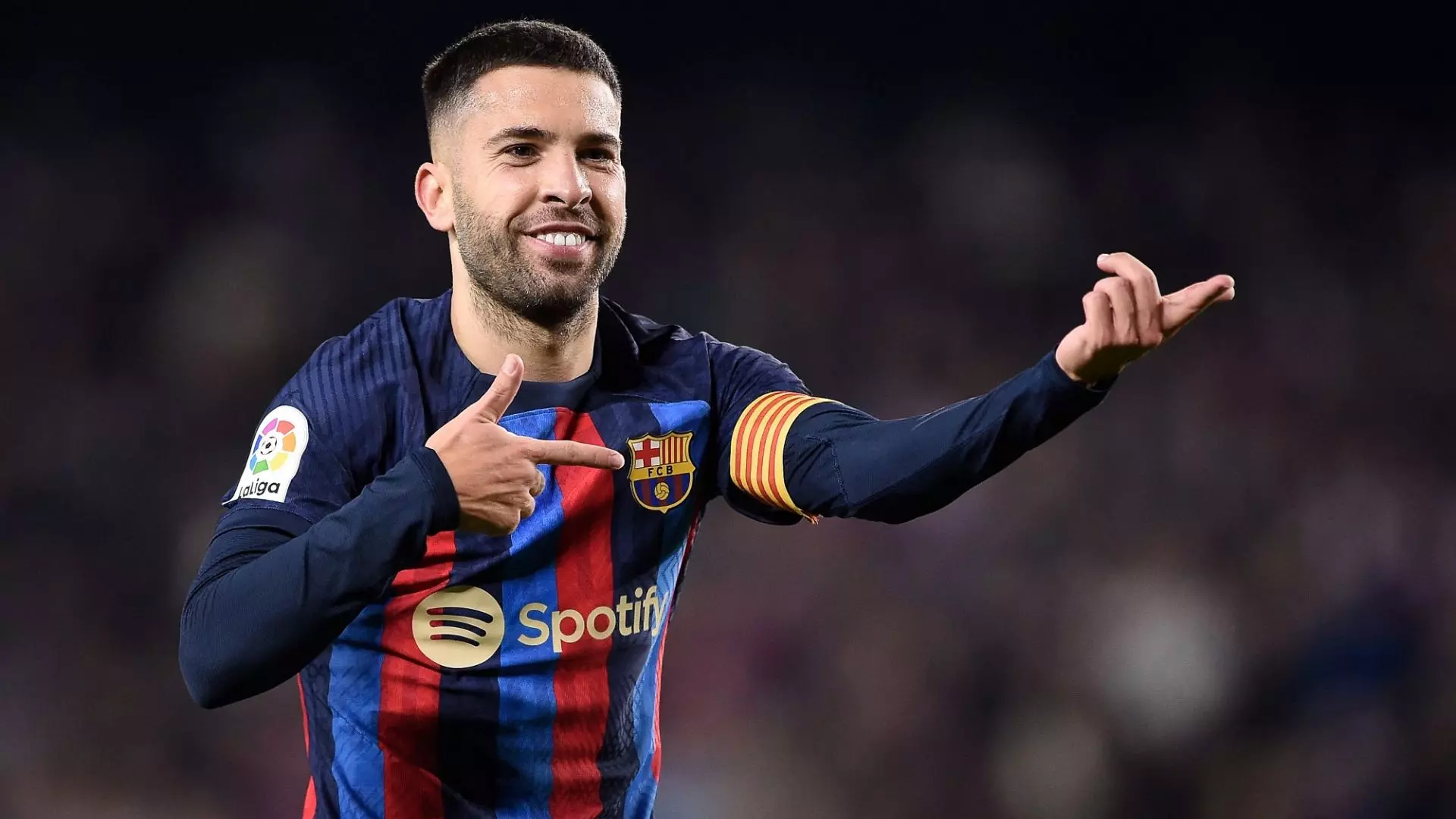 Anche Jordi Alba dà l’addio al Barcellona