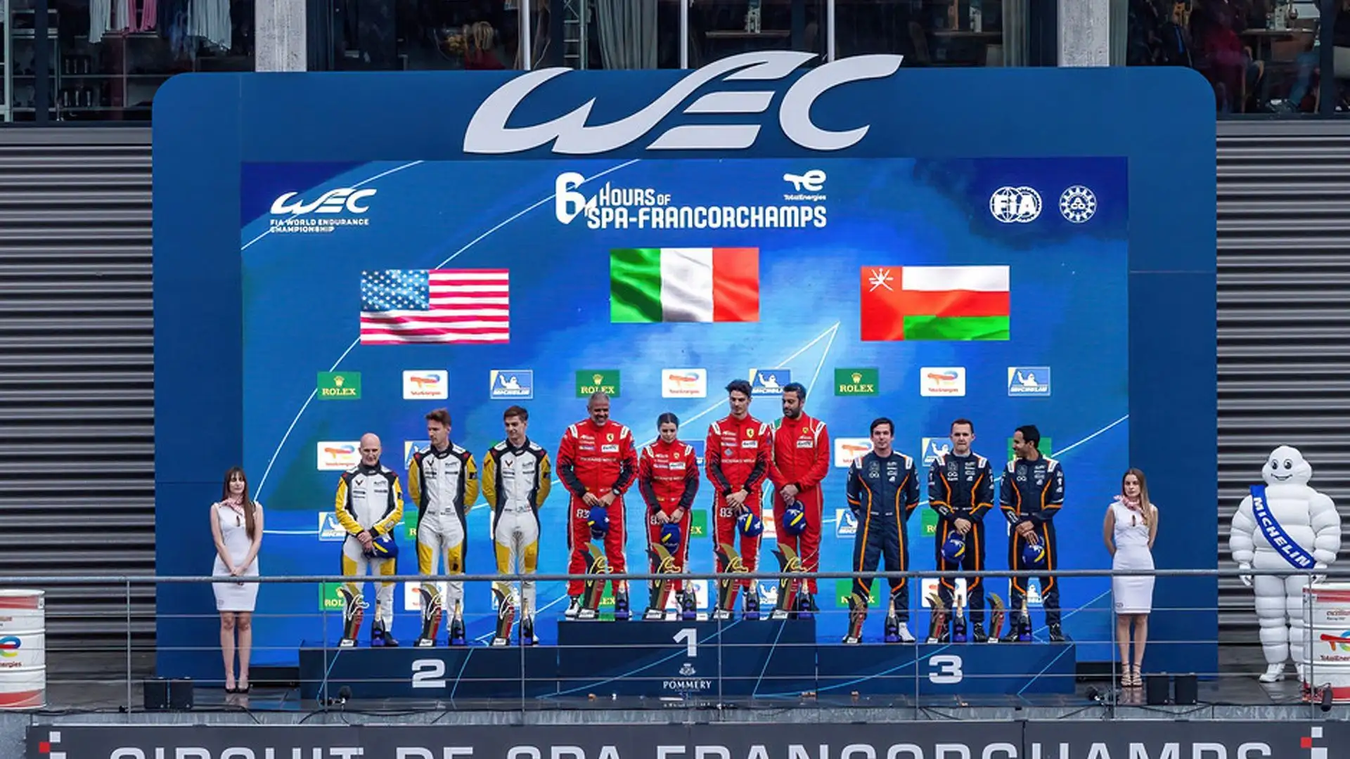 La Ferrari di Richard Mille AF Corse ha vinto la classe LMGTE Am alla TotalEnergies 6 Ore di Spa-Francorchamps (ph. Ufficio Stampa FIA WEC)