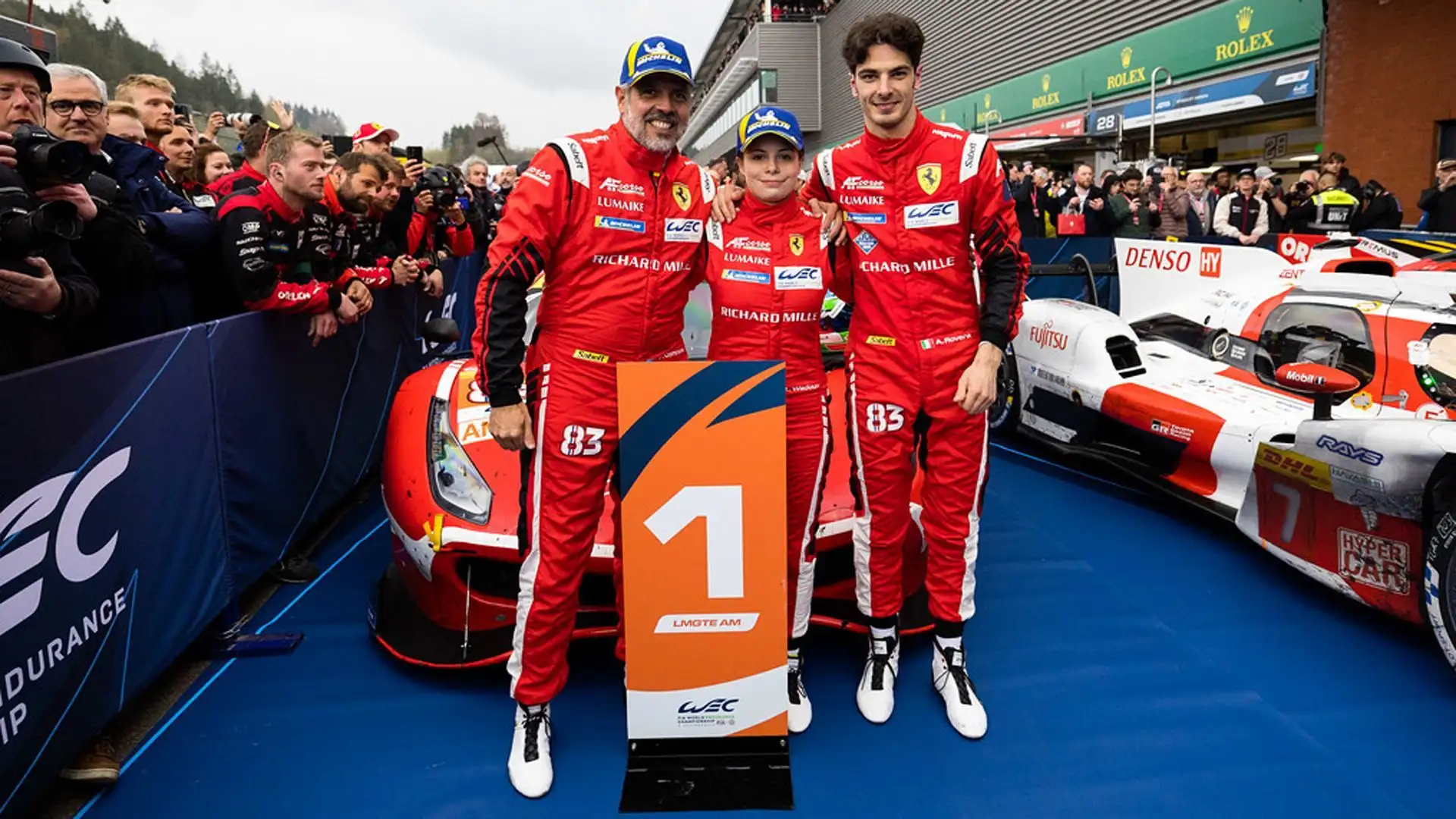 La prima e unica donna a ottenere punti iridati in Formula 1 è stata Maria Grazia (Lella) Lombardi (ph. Ufficio Stampa FIA WEC)