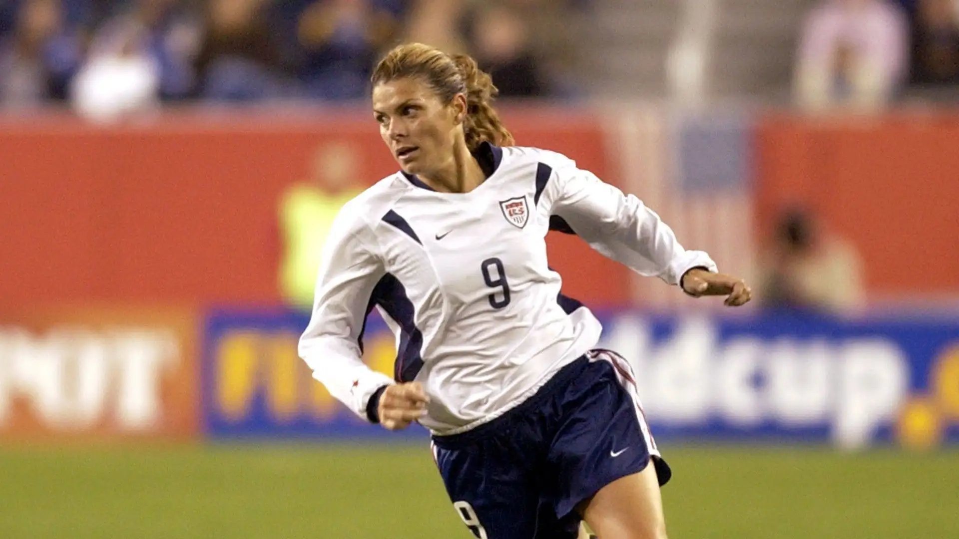 Mia Hamm - ex attaccante statunitense, Mia ha conquistato 2 Coppe del Mondo e 2 medaglie d'oro alle Olimpiadi
