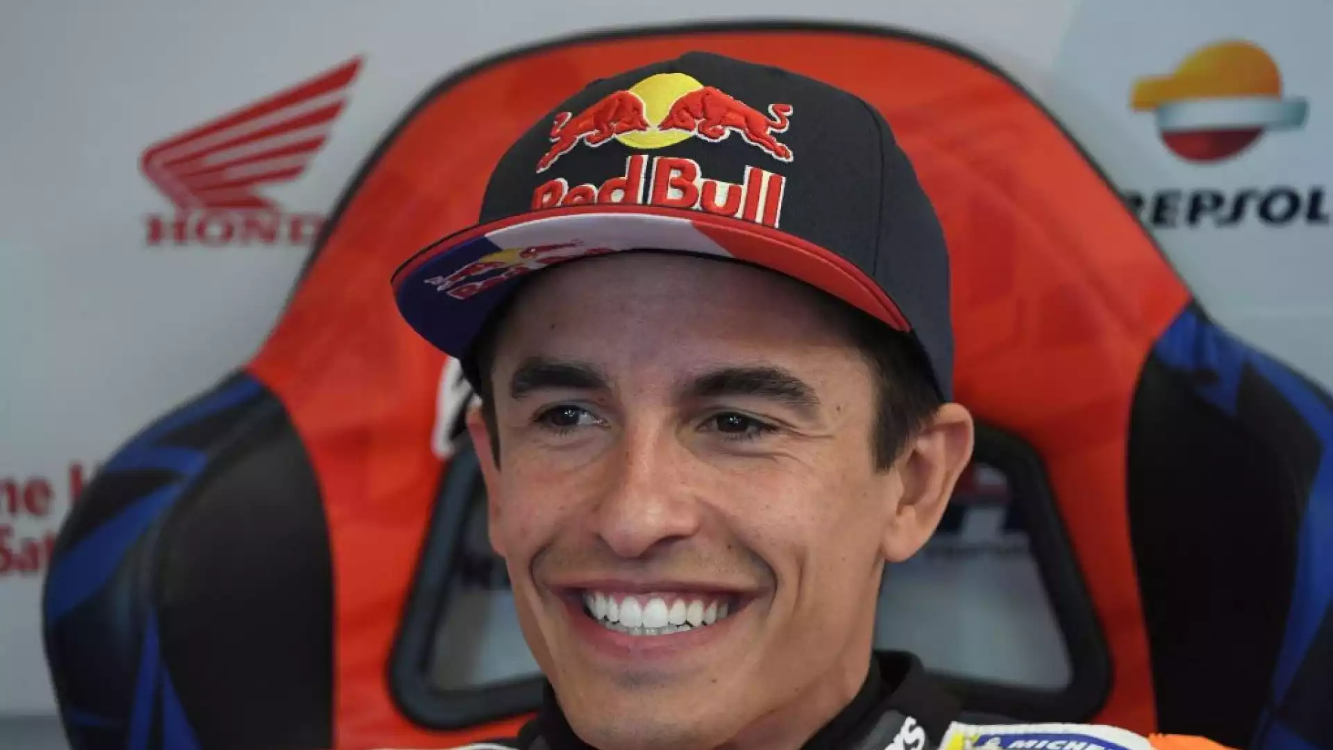 Marc Marquez si sente diverso in sella e sorride