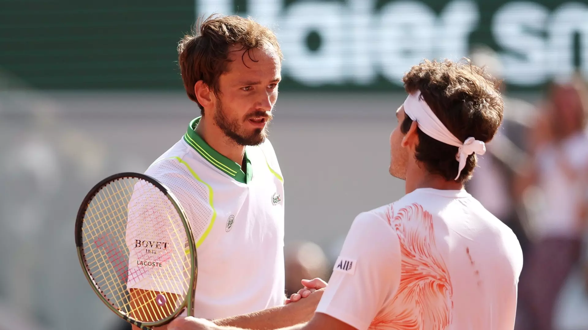 Roland Garros: ko choc di Medvedev, buona notizia per Jannik Sinner