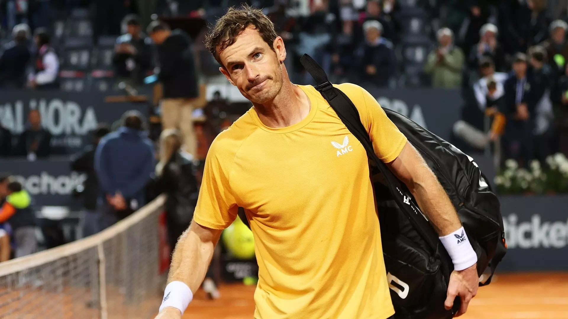 Andy Murray si sfoga contro il pubblico di Roma dopo il match con Fognini