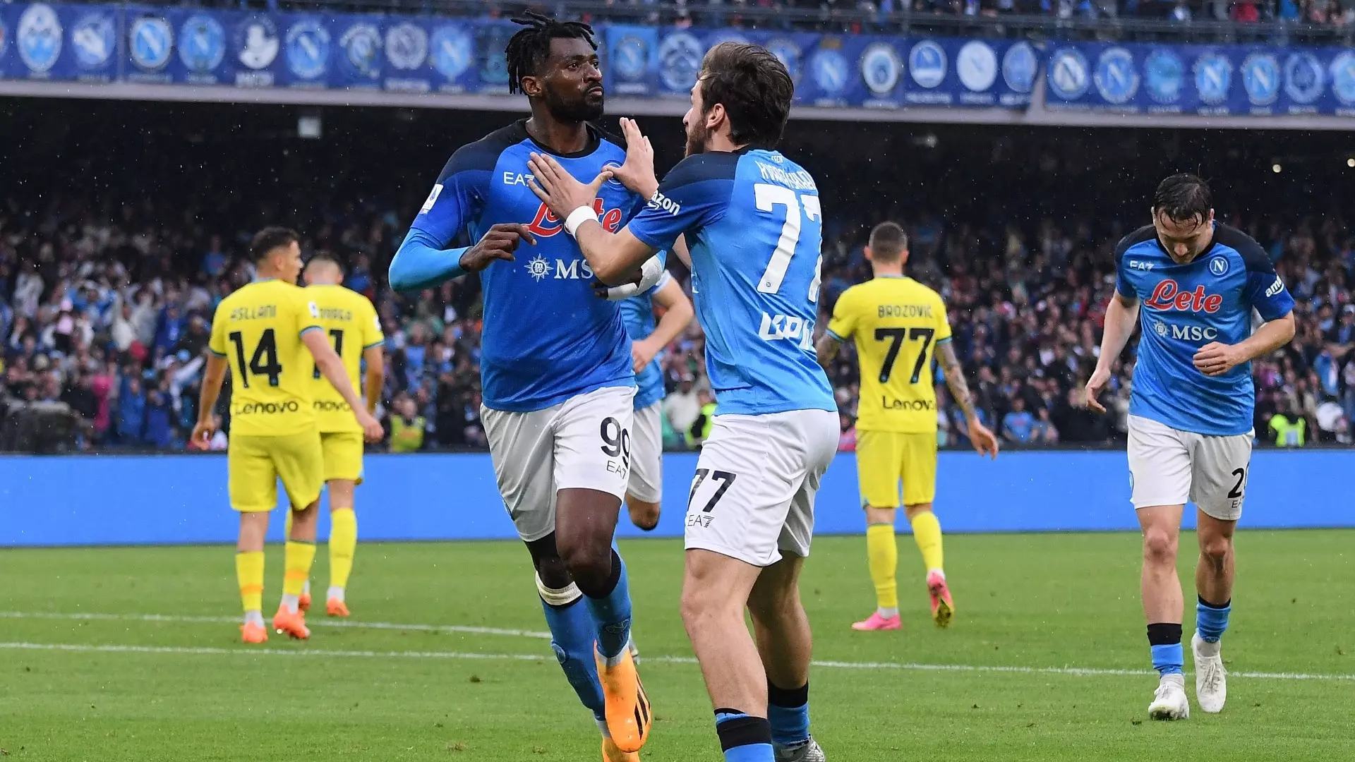 Napoli, la festa continua contro l’Inter: 3-1 al Maradona