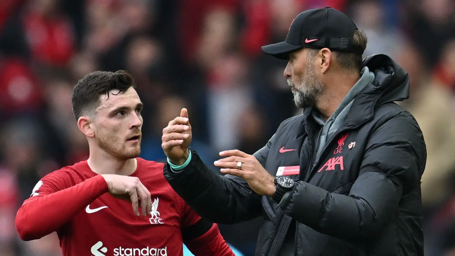 Jurgen Klopp non ha alcuna intenzione di privarsi di Andrew Robertson