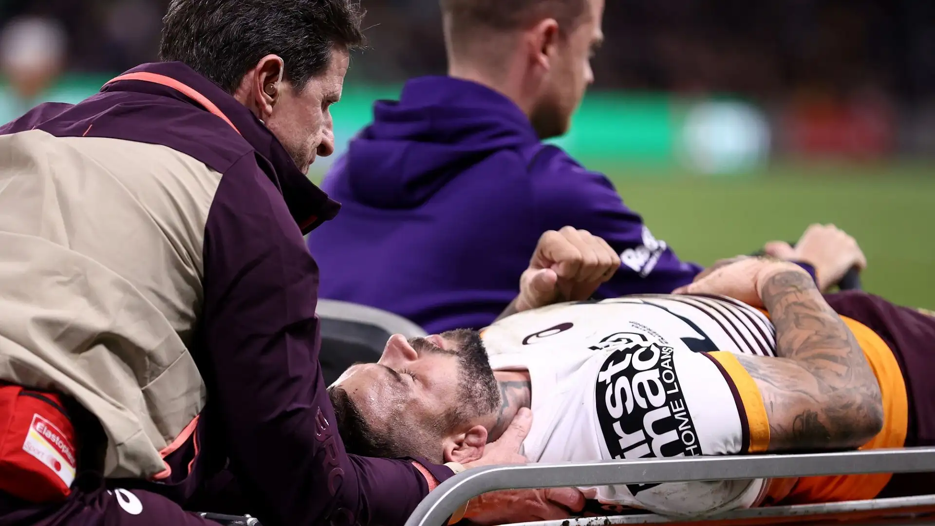 Durante la partita contro i Melbourne Storm, Reynolds è stato costretto a lasciare il campo dopo un brutto colpo subito alla testa