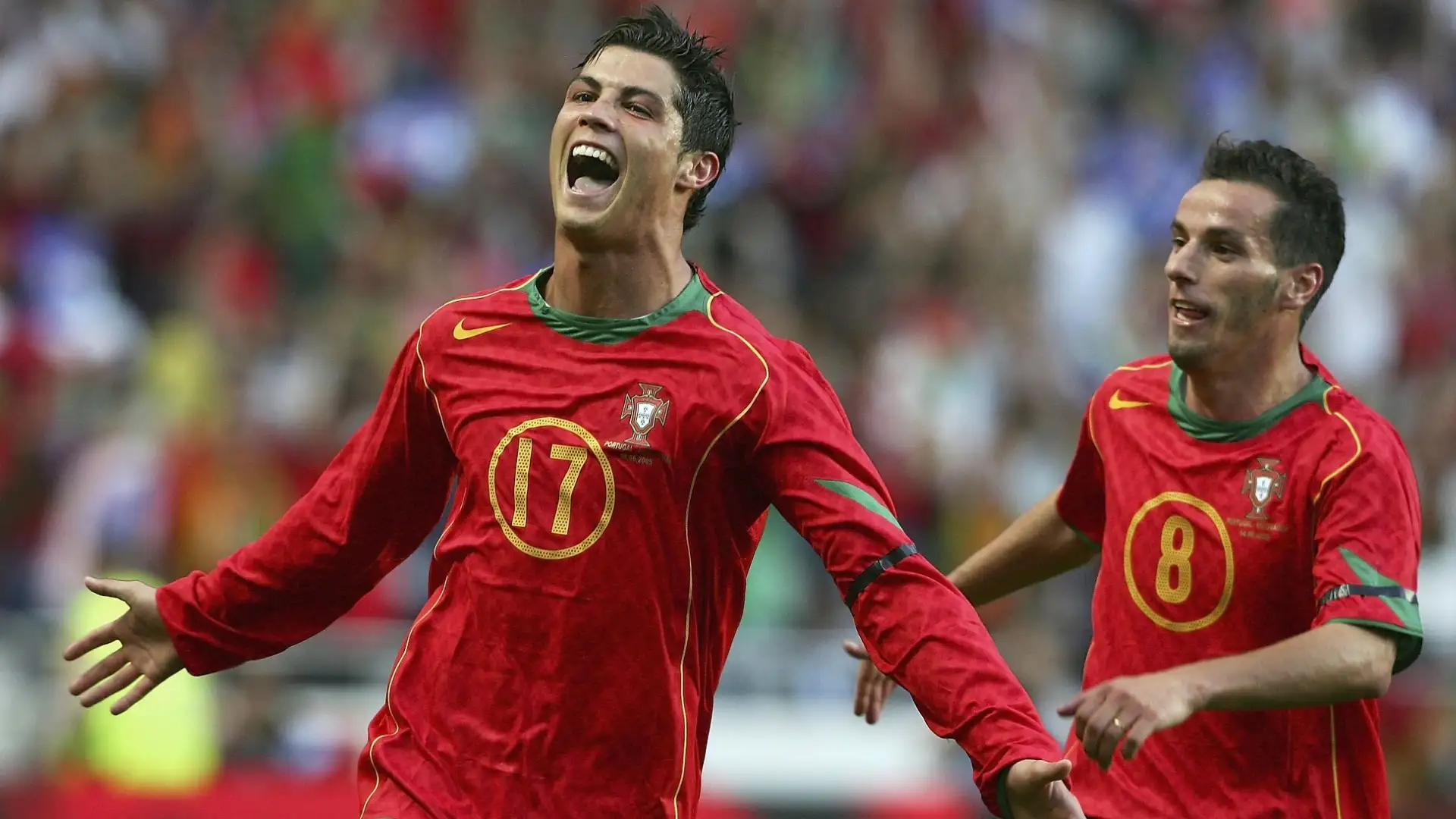 Cristiano Ronaldo nel 2006 con il Portogallo