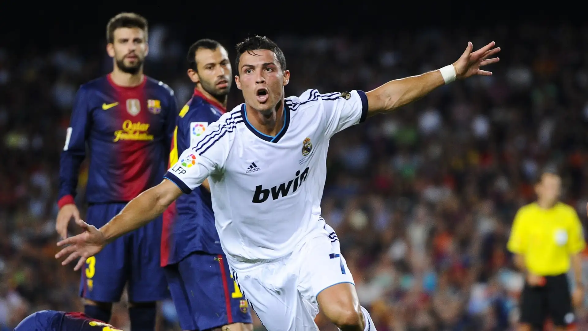 Cristiano Ronaldo nel 2012 con il Real Madrid