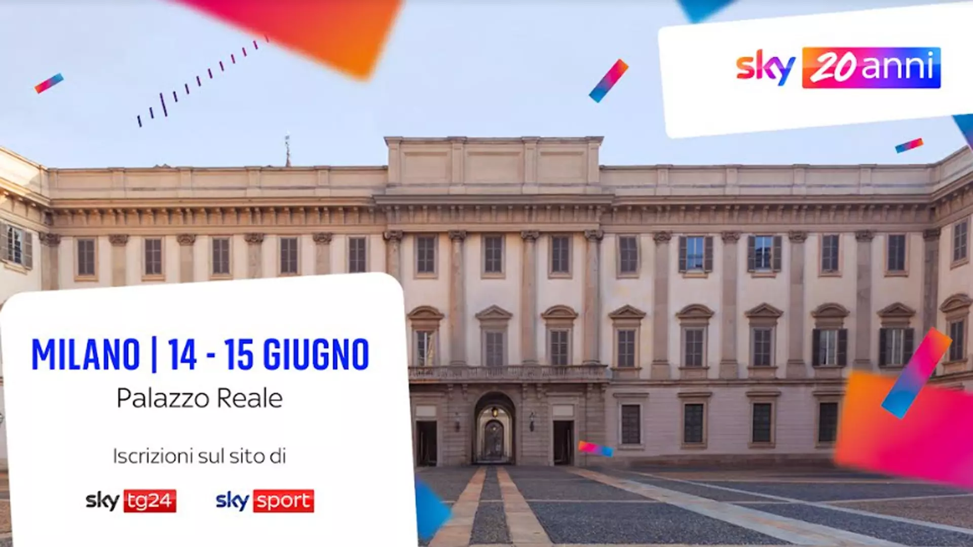 Sky celebra i suoi primi 20 anni in Italia con grandi ospiti