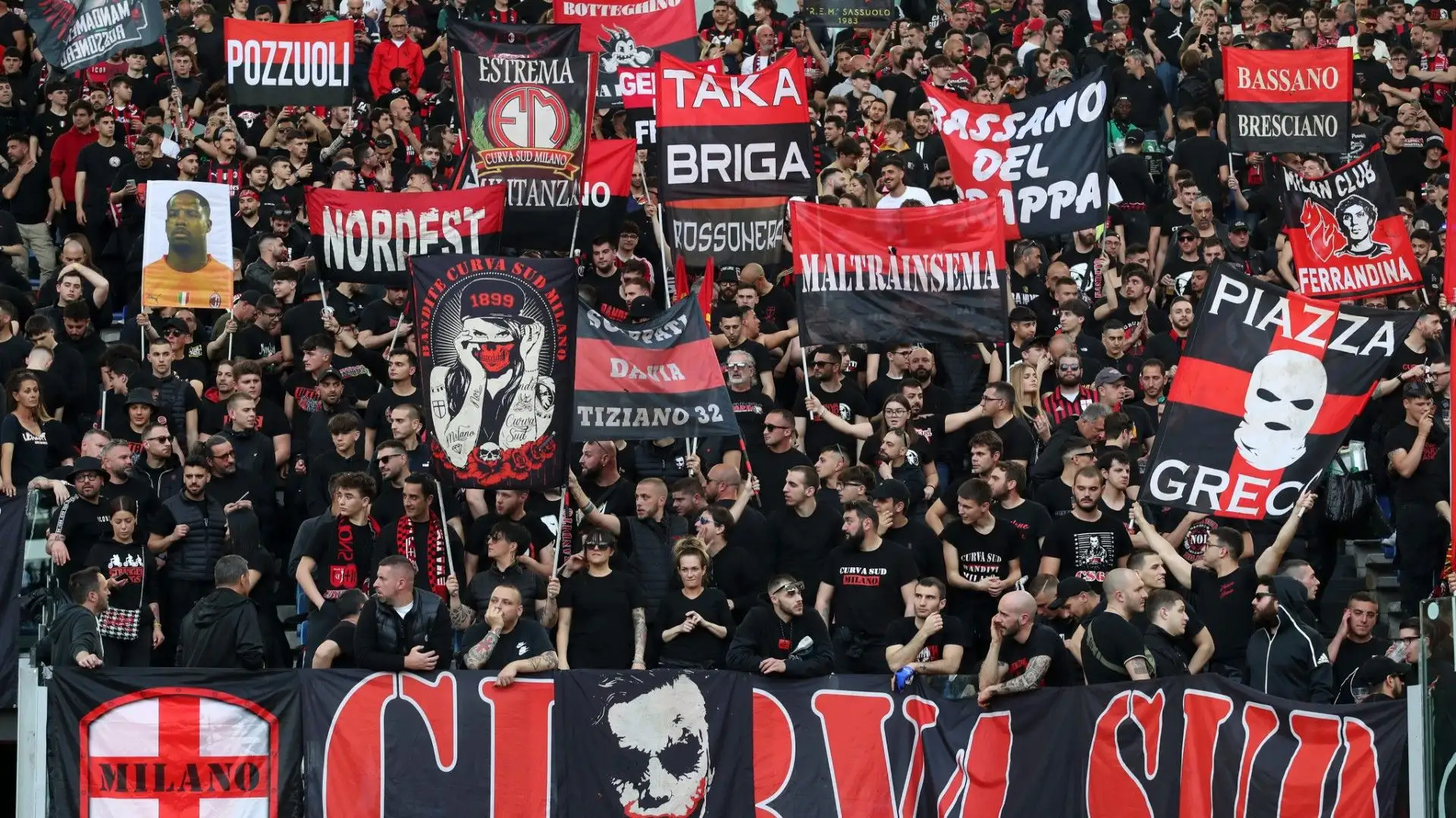 Contro la Juventus Leao e compagni non potranno contare sul supporto di alcuni dei loro tifosi