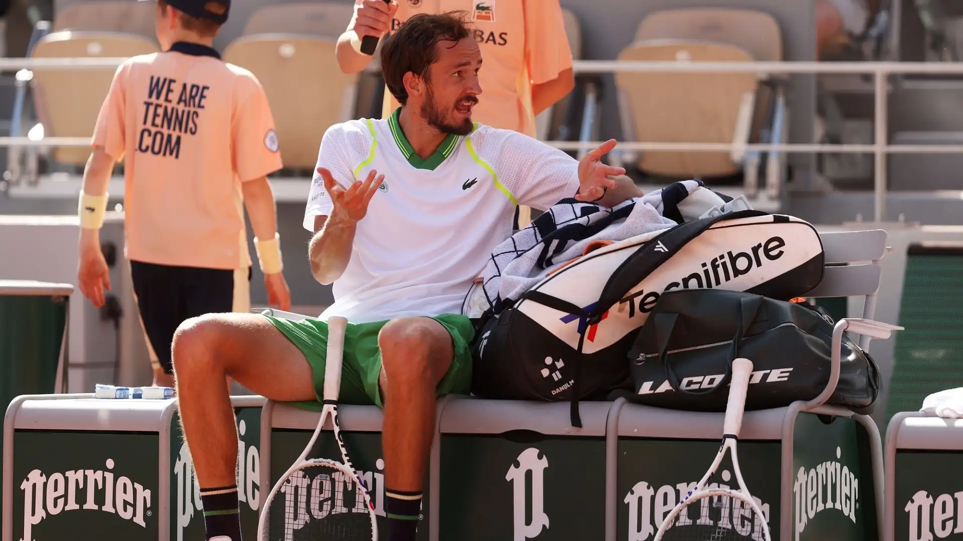Medvedev era reduce dalla vittoria nell'ATP 1000 di Roma