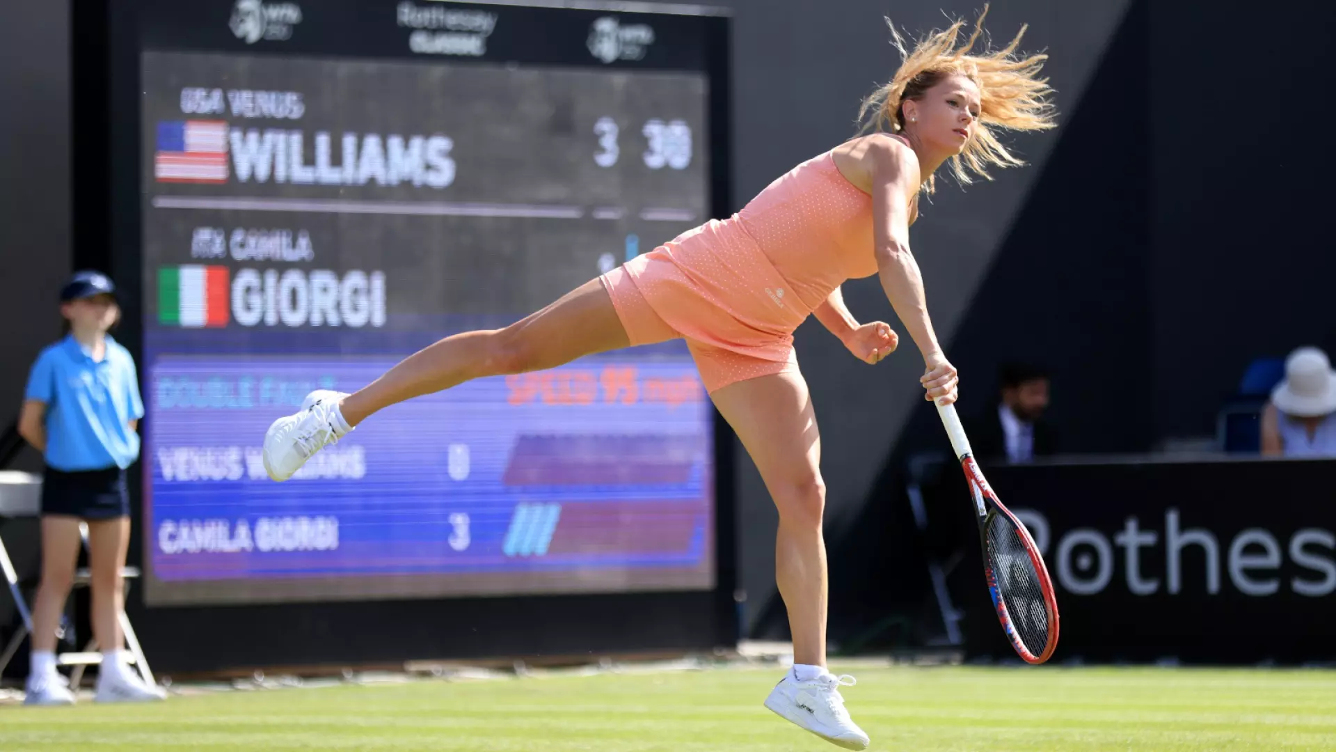 WTA Birmingham, Camila Giorgi eliminata dall’eterna Venus Williams