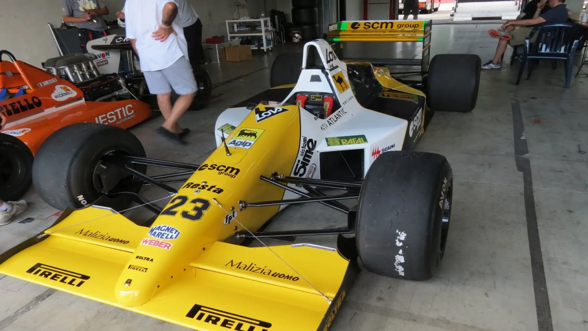 La Minardi guidata da Pierluigi Martini nel 1989