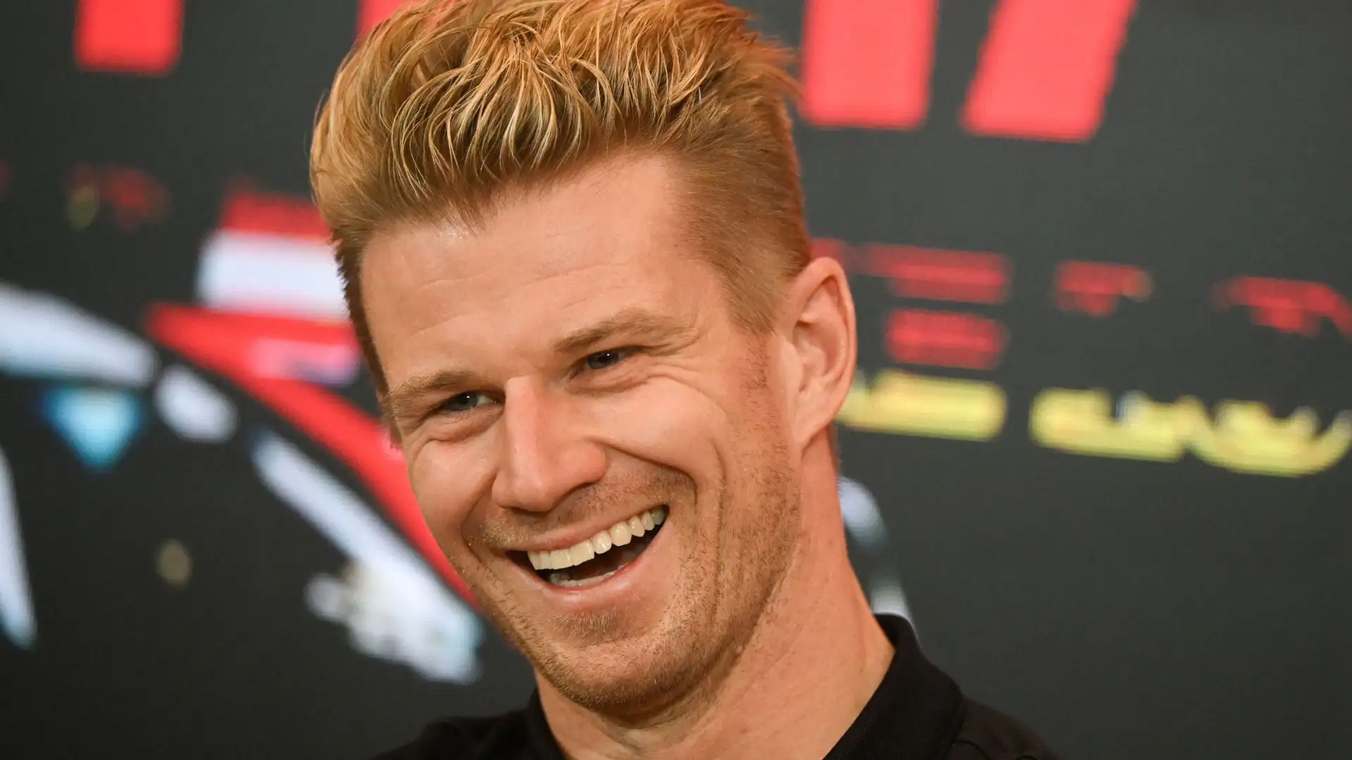 Tra i più allegri Nico Hulkenberg