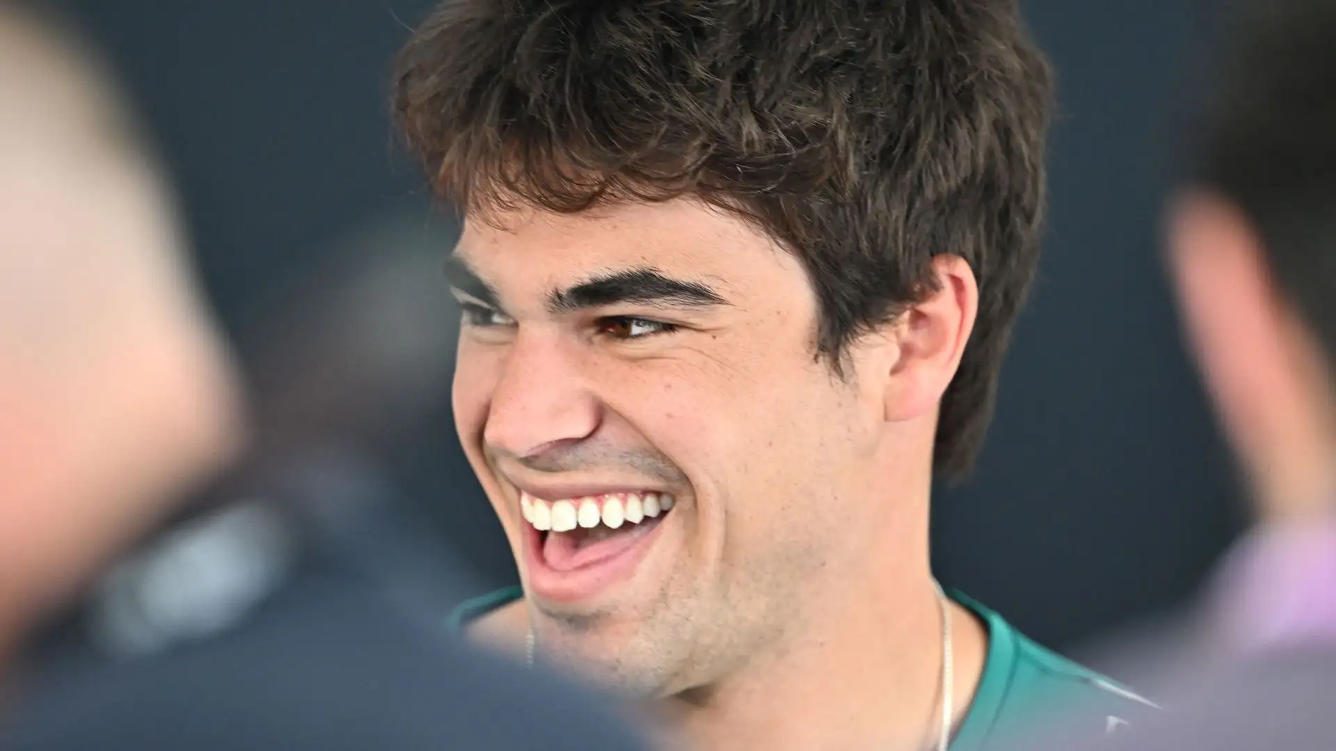 Un ilare Lance Stroll