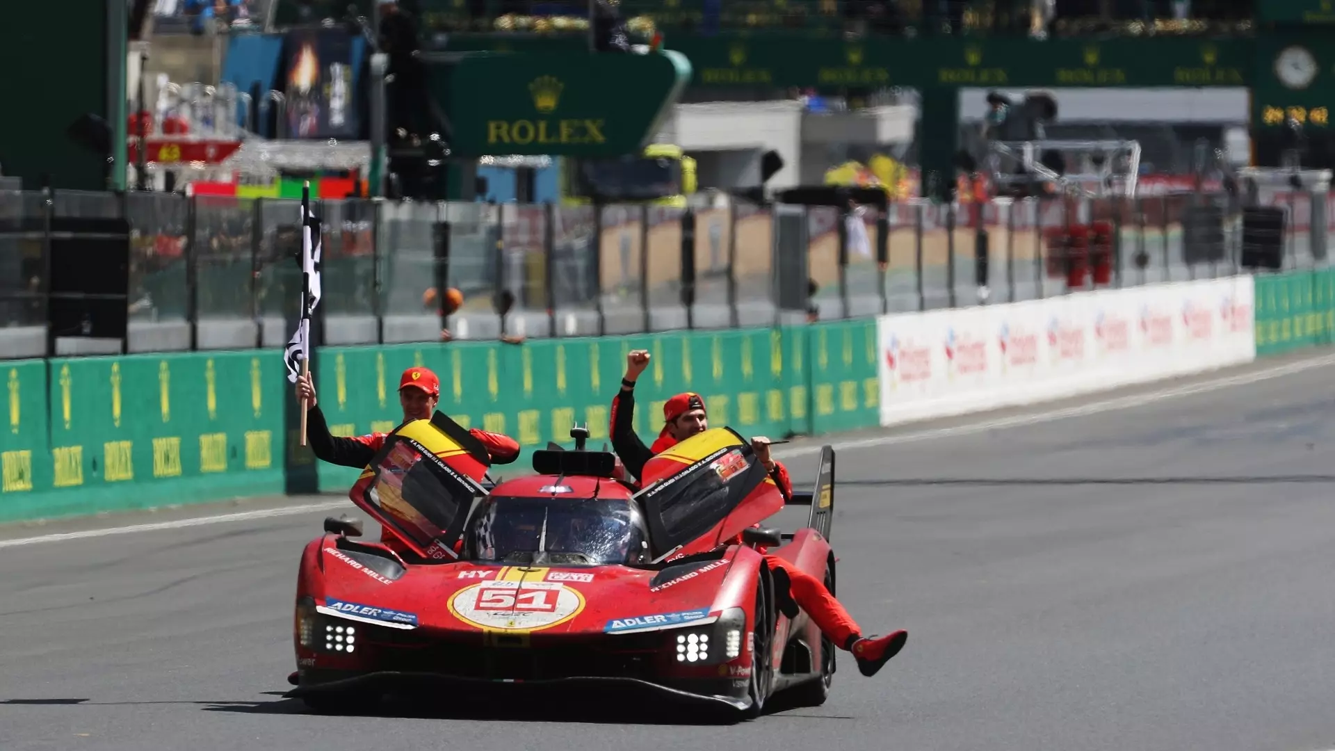 A Maranello grande parata per il trionfo Ferrari a Le Mans