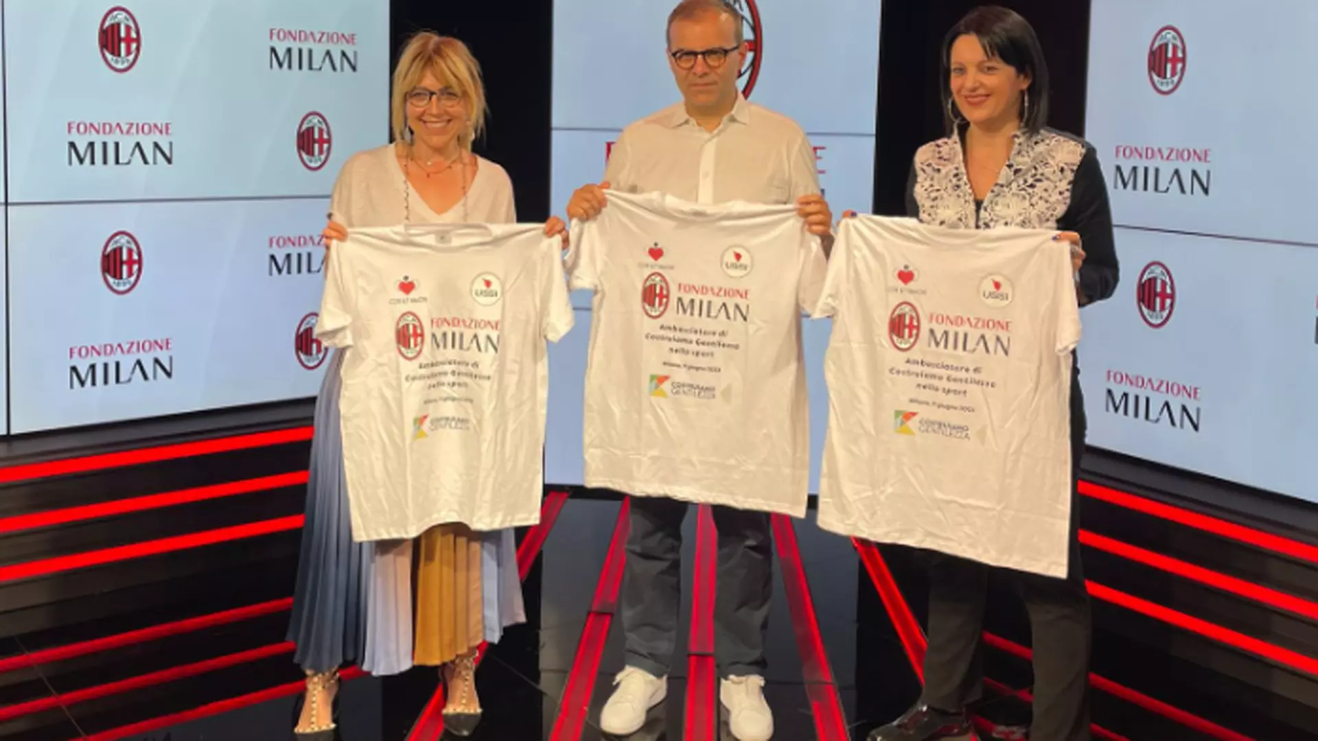 Fondazione Milan riceve il premio ‘Costruiamo Gentilezza nello sport’