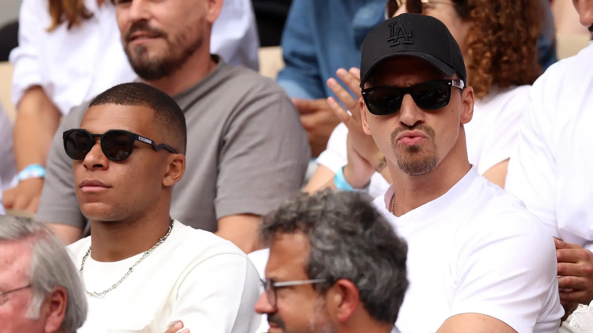 Il campione svedese ha incontrato Kylian Mbappé al Roland Garros