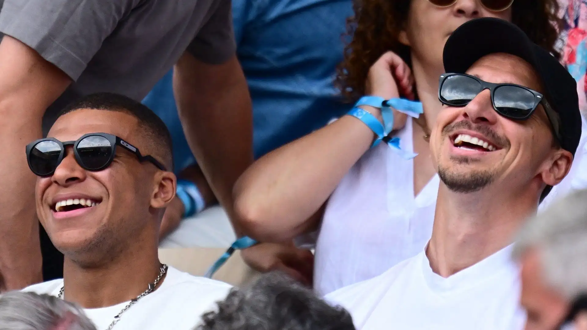 Mbappé e Ibrahimovic si sono concessi anche qualche battuta