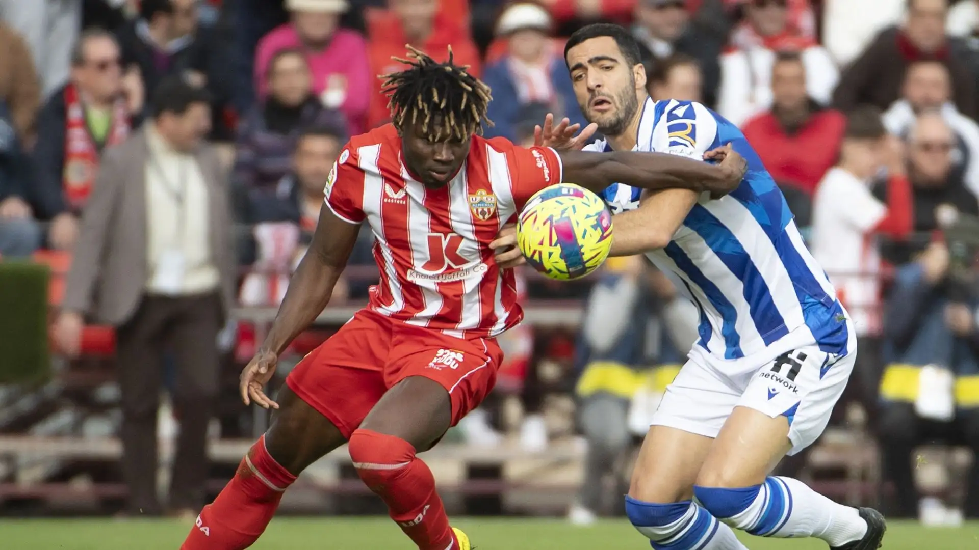 El Bilal Toure, attaccante maliano dell'Almeria, è un talento in fase di esplosione e ha una clausola rescissoria di 40 milioni