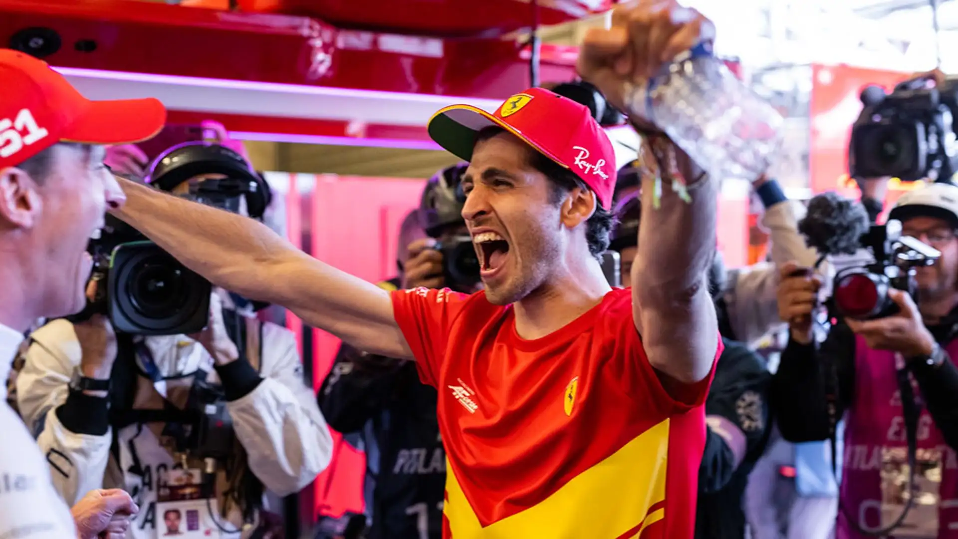 Alessandro Pier Guidi e Antonio Giovinazzi (qui al settimo cielo) i due italiani (Ufficio Stampa FIA WEC)