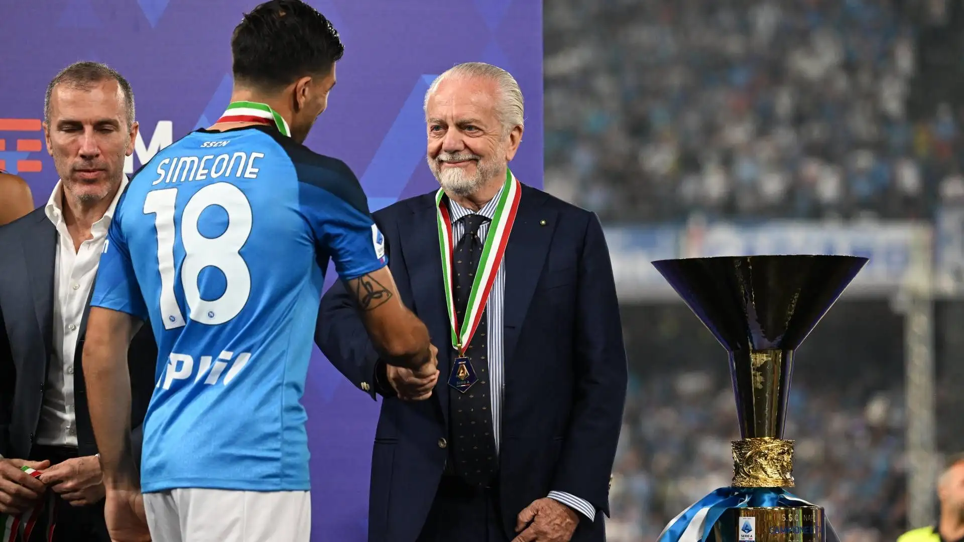Il presidente si è congratulato con tutti i giocatori 