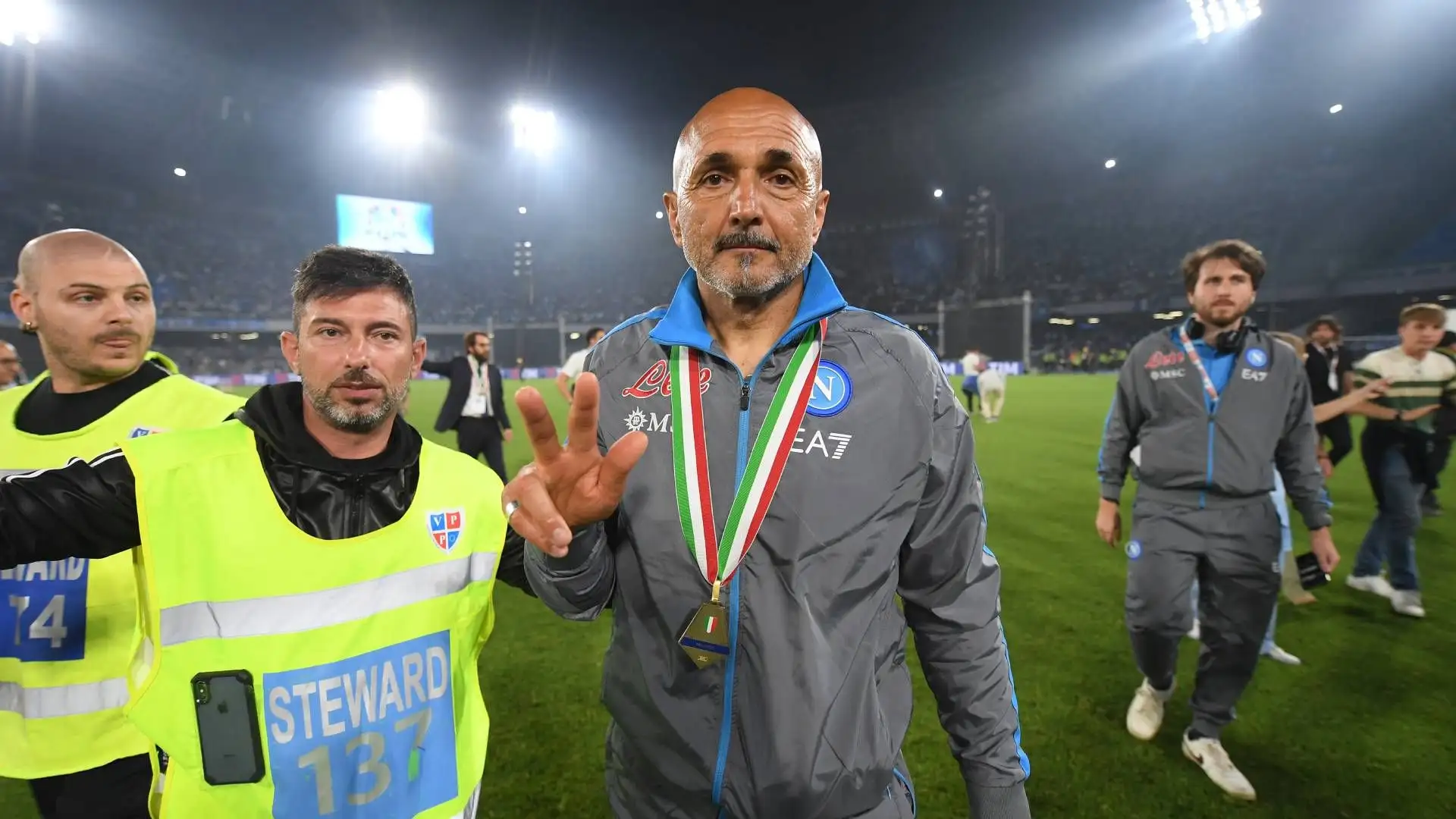 Il tecnico dei campani ha voluto sottolineare che questo è il terzo scudetto della storia del Napoli