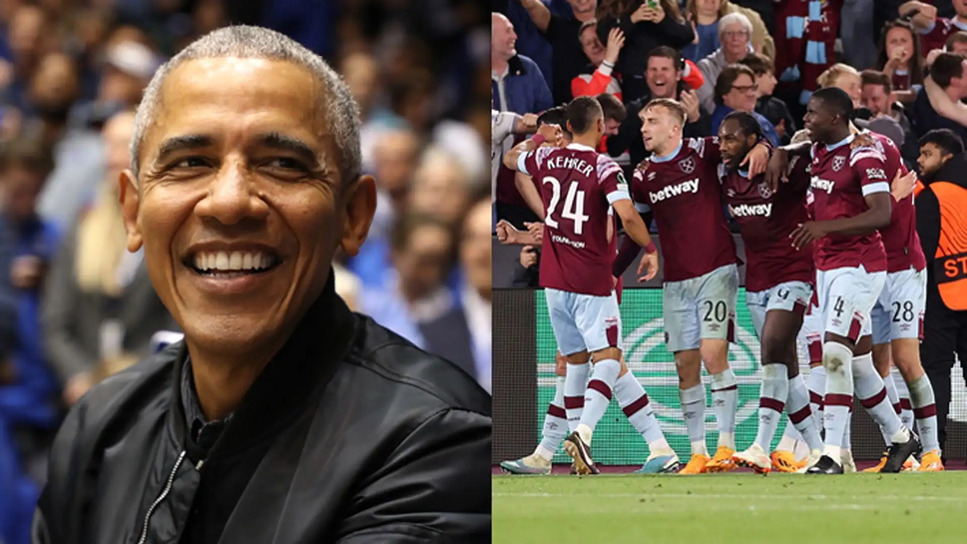 E' tifoso del West Ham l'ex presidente degli Stati Uniti Barack Obama