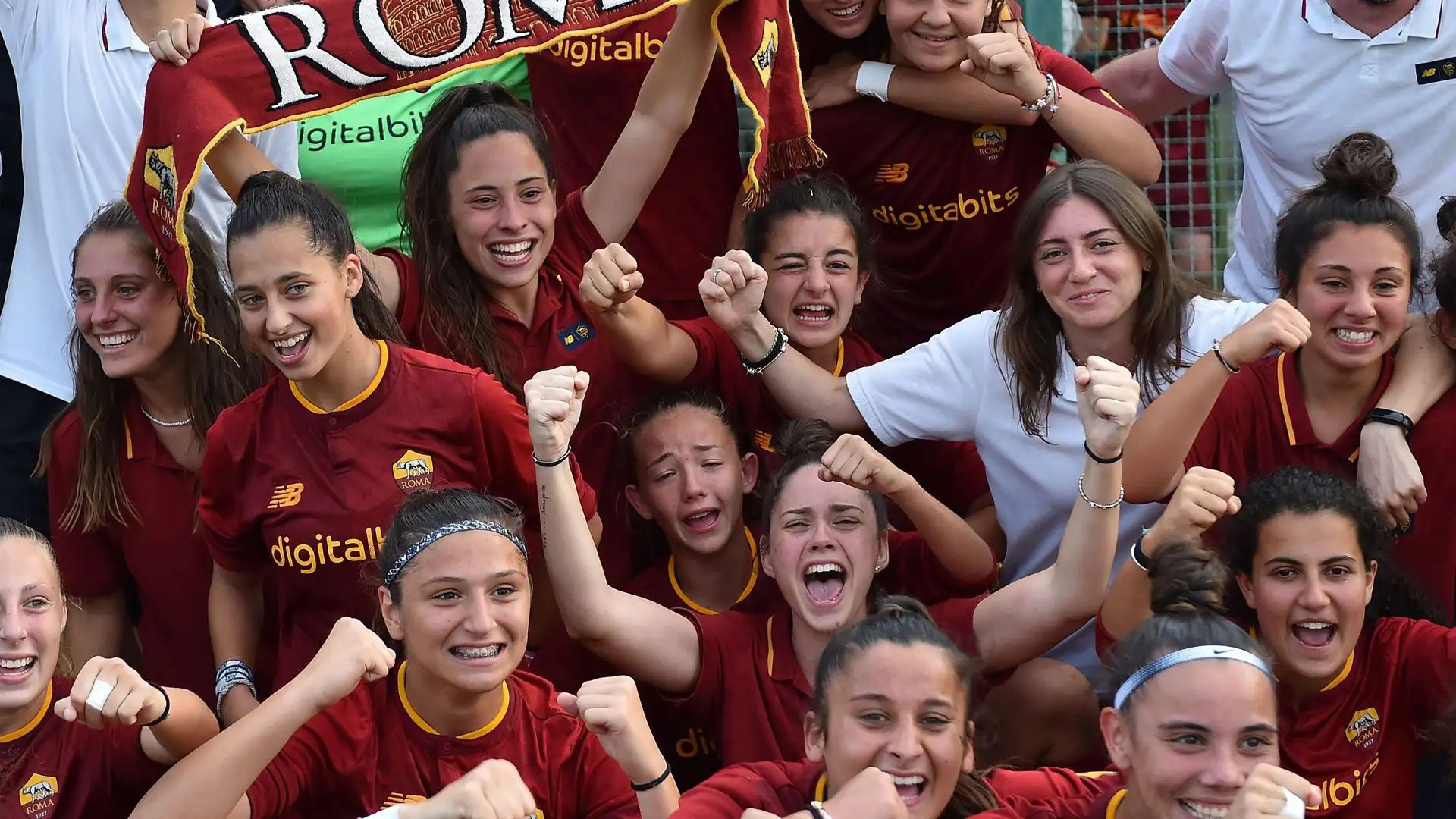 La squadra giallorossa lo è per la prima volta nella sua storia nella categoria