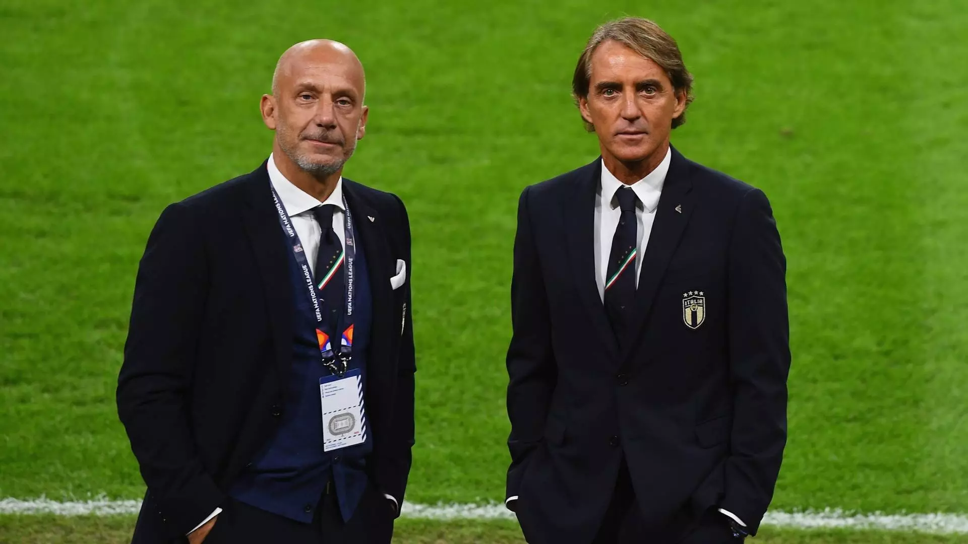Italia in campo, da Roberto Mancini dedica a Vialli: “Ci penso sempre”