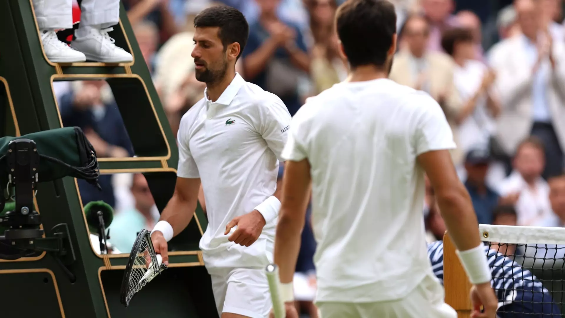 Novak Djokovic: multa salata dopo il brutto gesto a Wimbledon