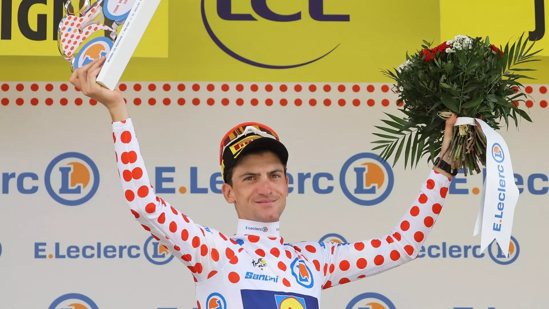 Tour de France: Giulio Ciccone vince la maglia a pois. A Tadej Pogacar la ventesima tappa